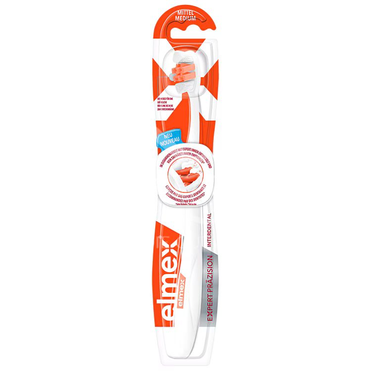 elmex® Expert Präzision Interdental Zahnbürste, mittel