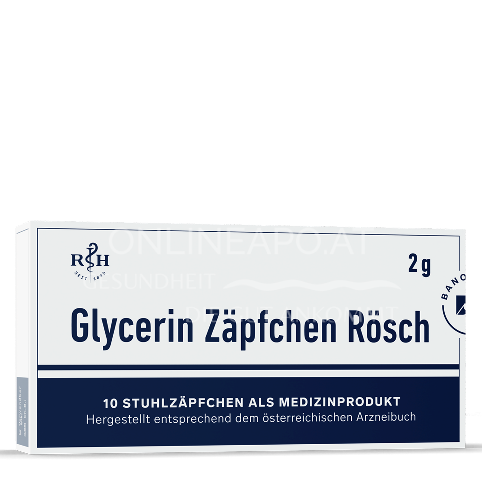 RÖSCH & HANDEL Glycerin suppositories 2 g
