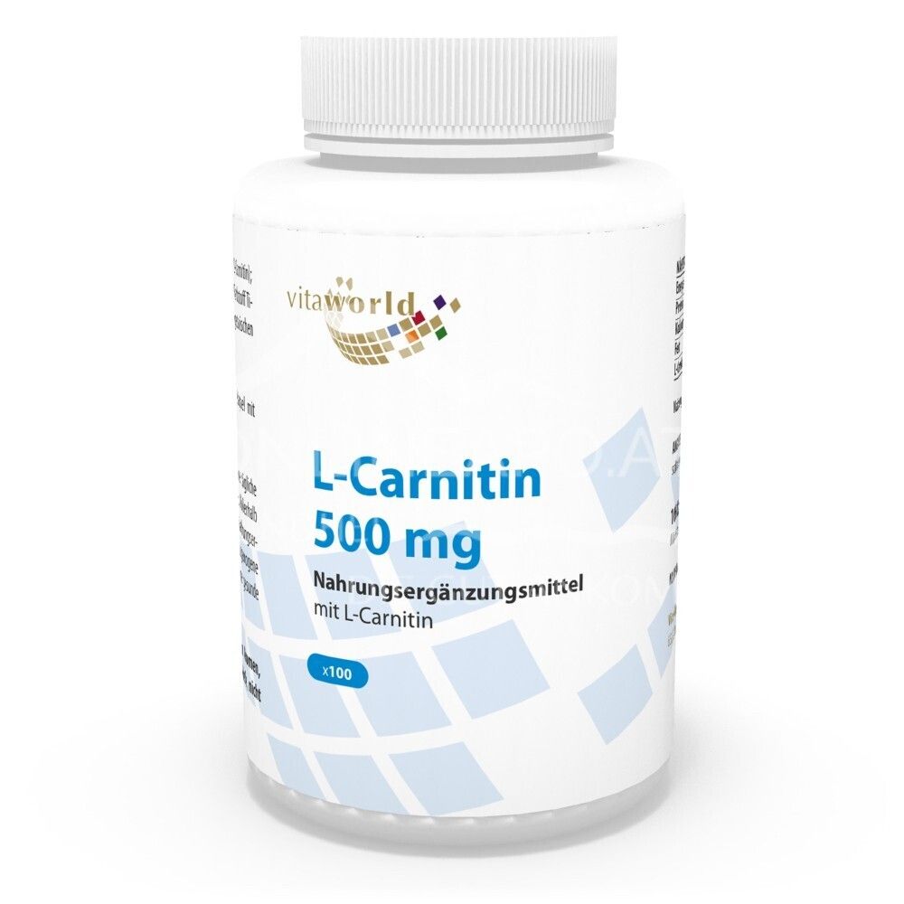 Vitalworld L-Carnitin 500 mg Kapseln