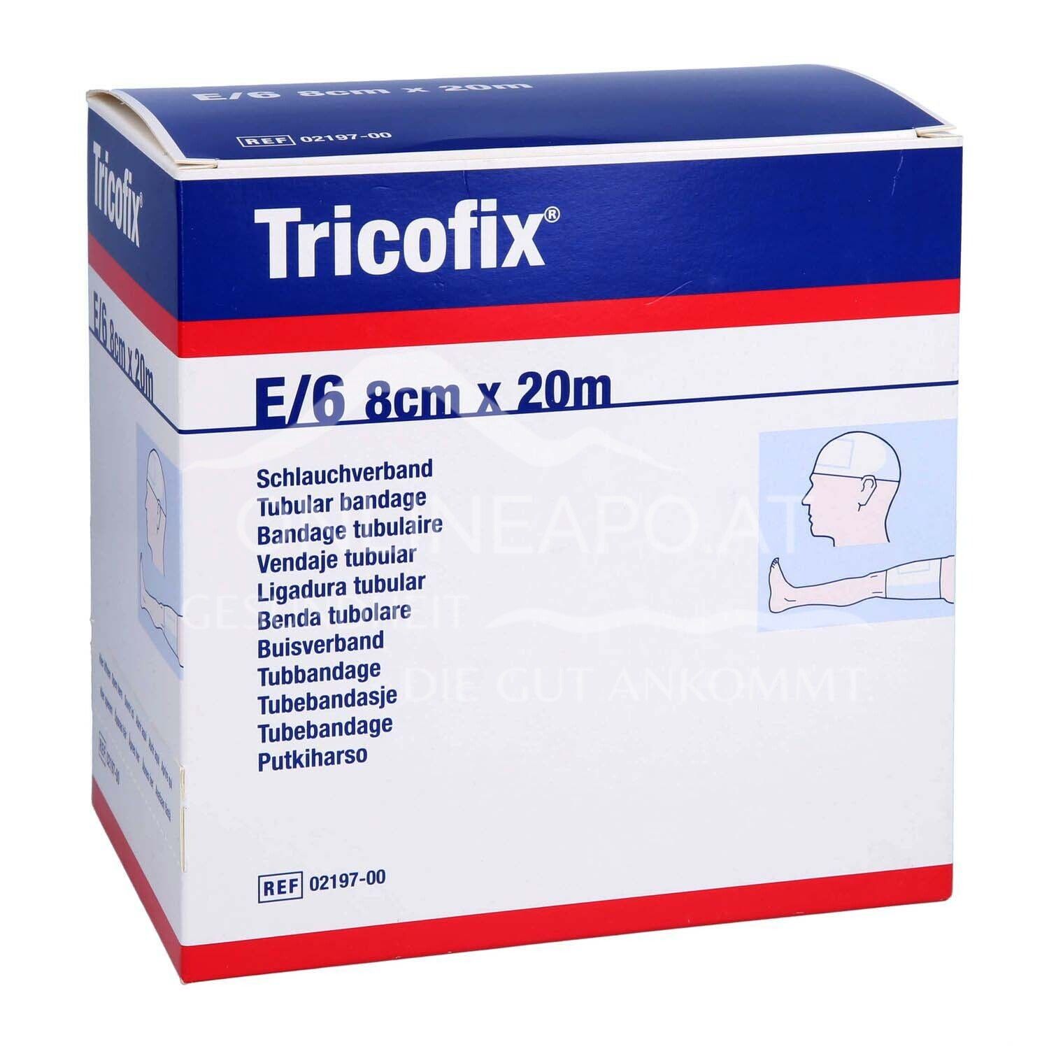 Tricofix® tubular bandage roll - thigh and small heads - E/6 - 20 m x 8.2 cm