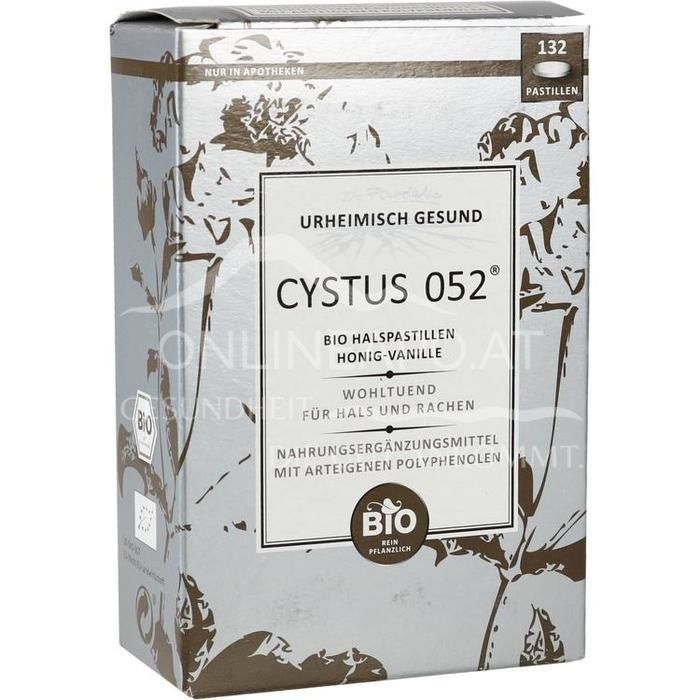 Dr. Pandalis Cystus 052 Bio Halspastillen Honig-Vanille