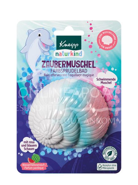 Kneipp Naturkind colour bubble bath magic shell