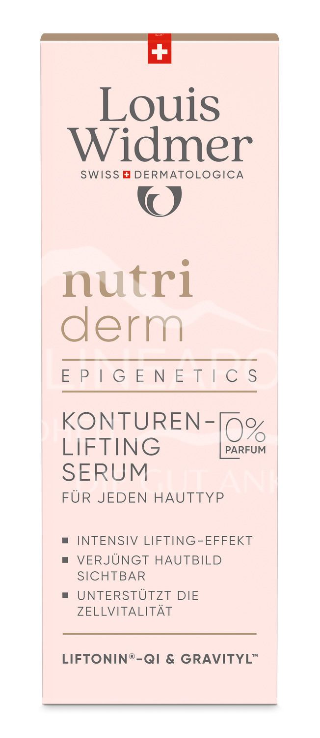 Louis Widmer nutriderm Epigenetics Konturenlifting Serum - ohne Parfum