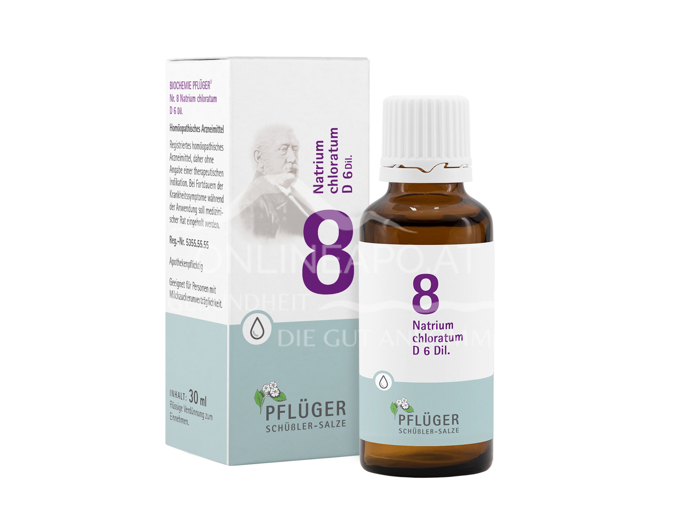 BIOCHEMIE PFLÜGER® Nr. 8 Natrium chloratum D 6 Dil. Tropfen