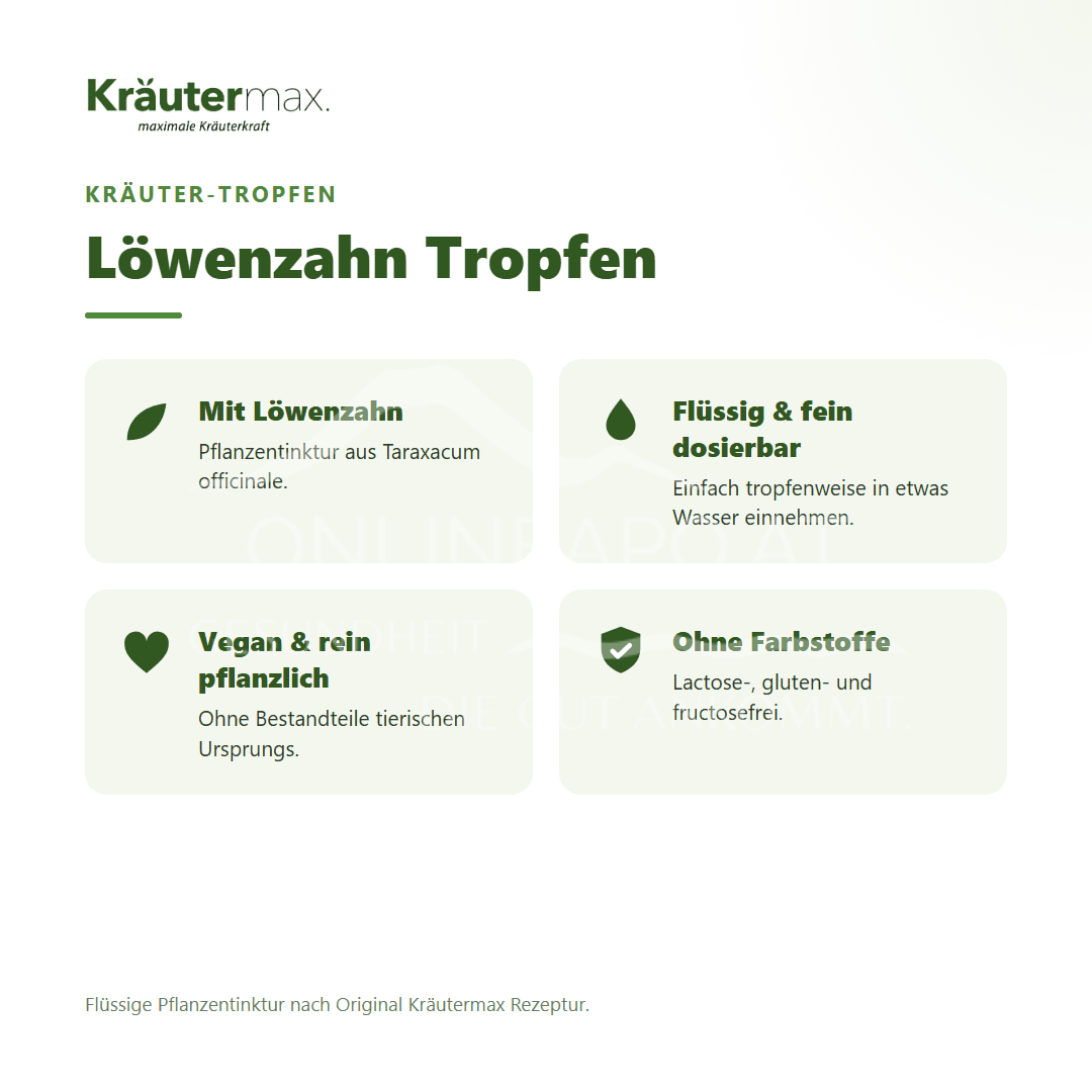 Kräutermax Löwenzahn Tropfen