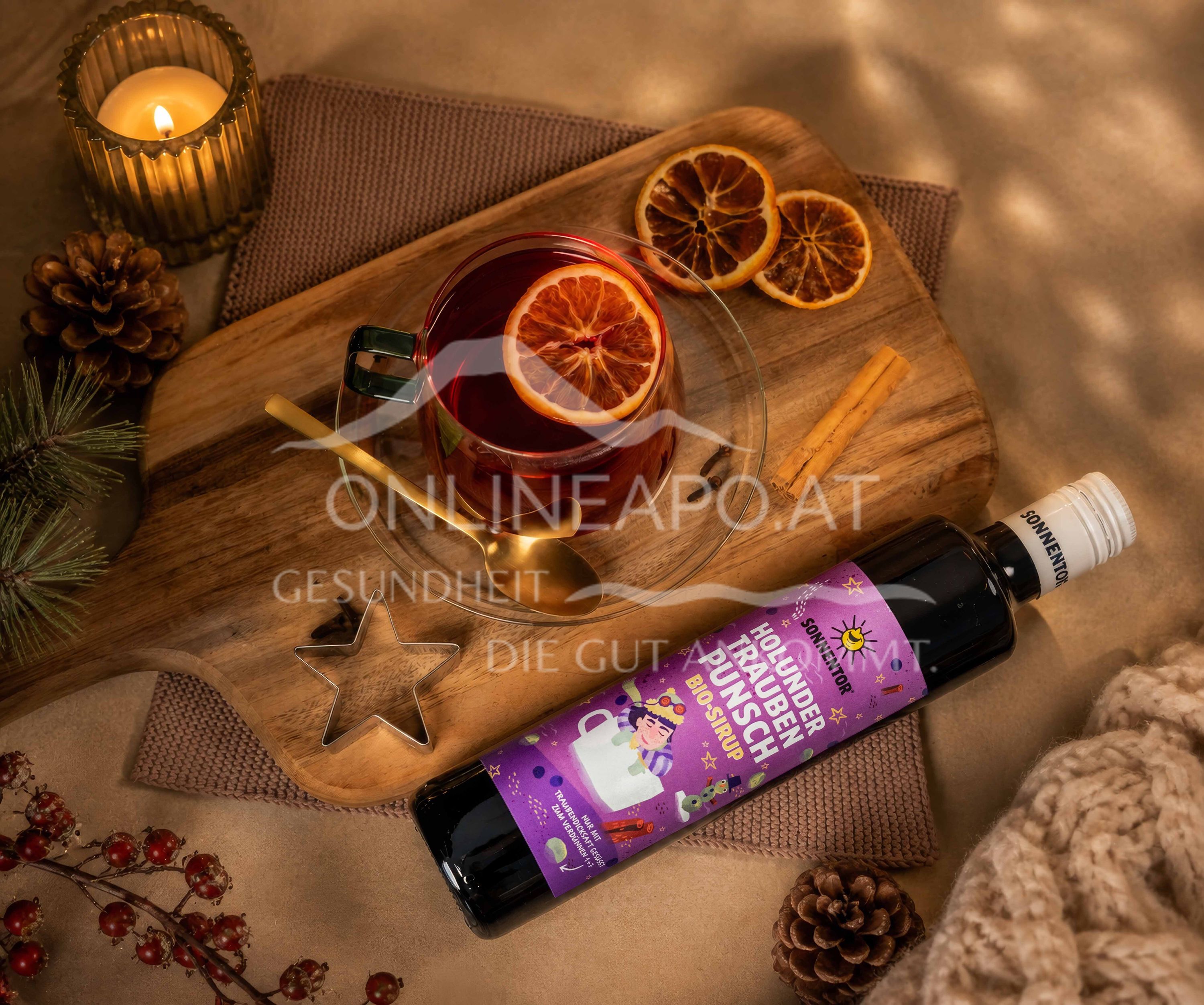 Sonnentor Holunder-Trauben Punsch Sirup