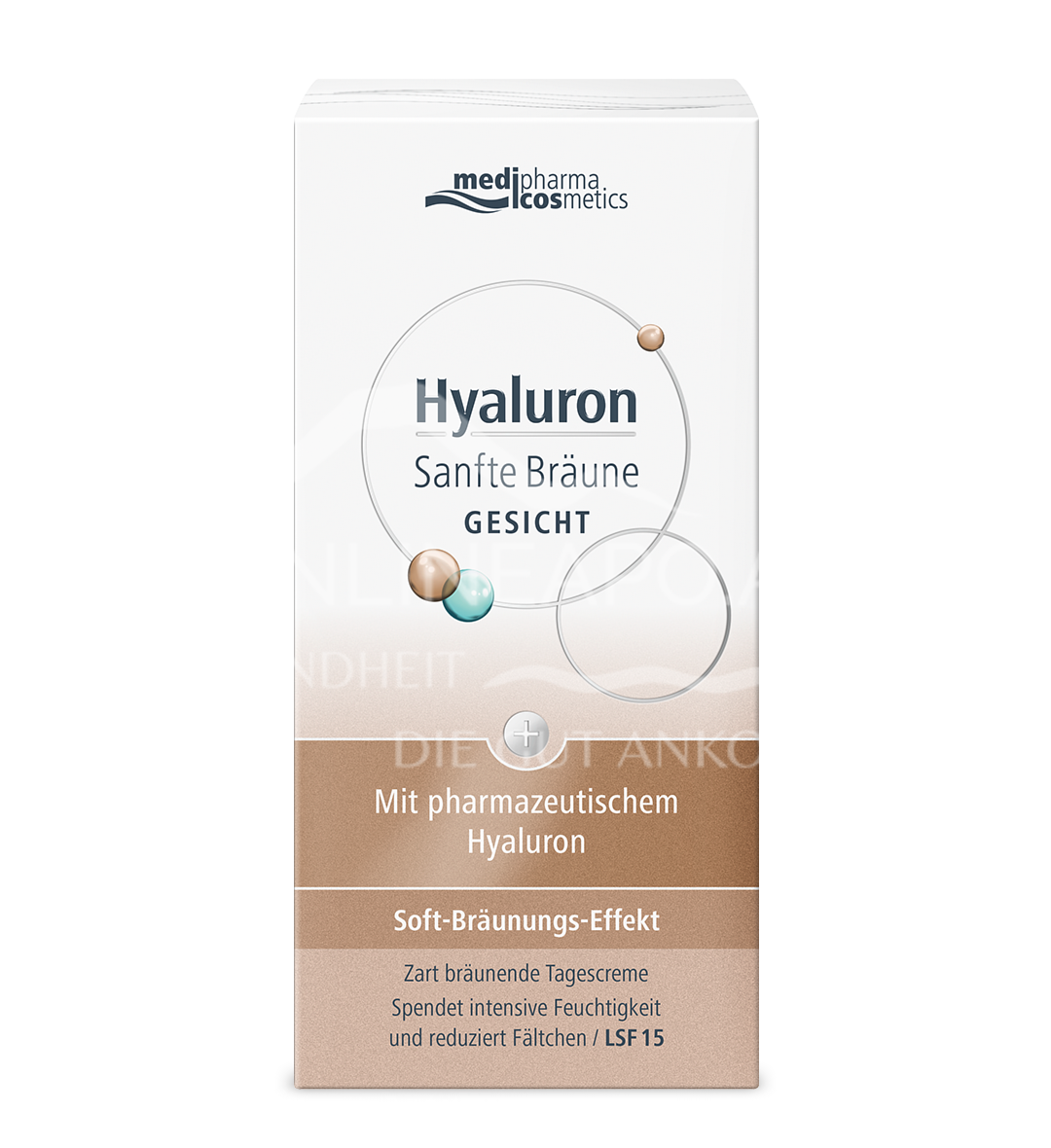 medipharma cosmetics Hyaluron Sanfte Bräune Gesicht LSF 15 Creme