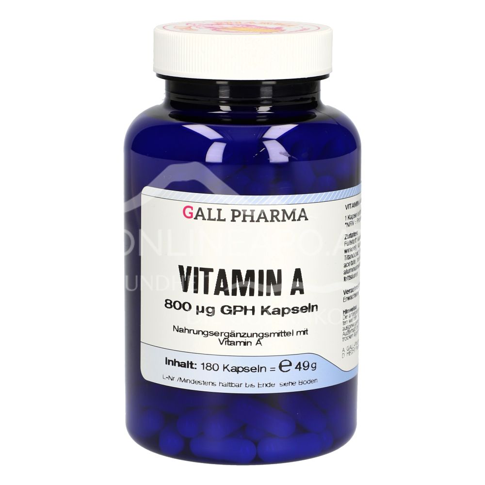 Gall Pharma Vitamin A 800 µg Kapseln