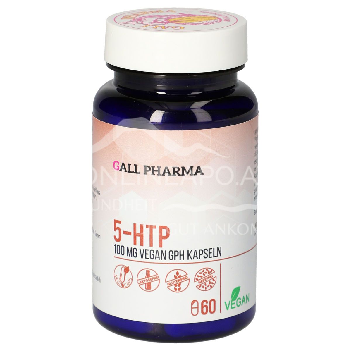 Gall Pharma 5-HTP 100 mg Vegan Capsules