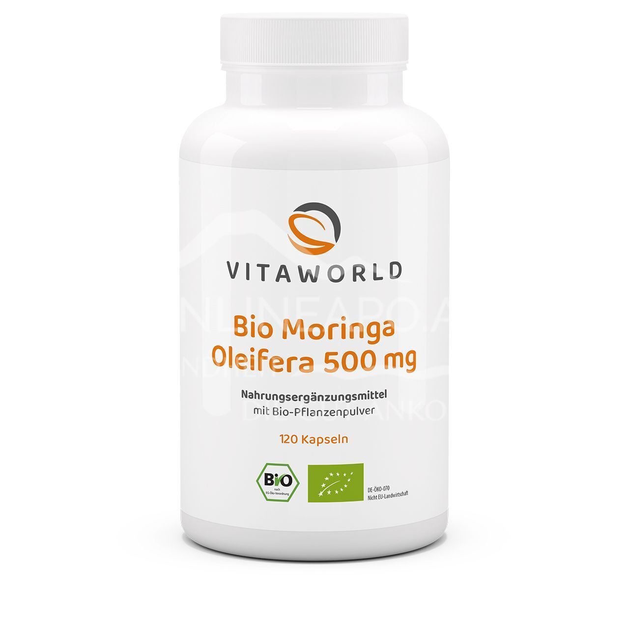 Vitaworld Moringa Oleifera Organic 500 mg capsules