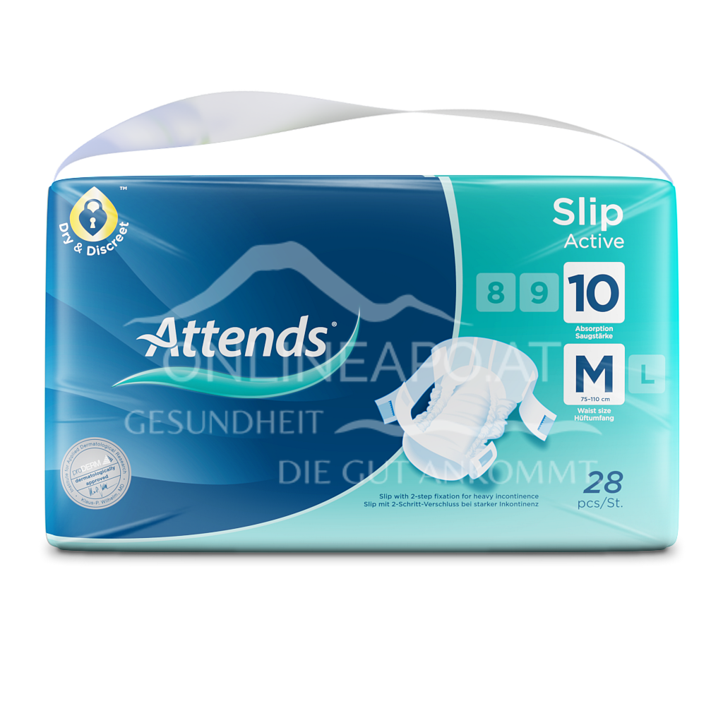 Attends Slip Active incontinence briefs 10 M