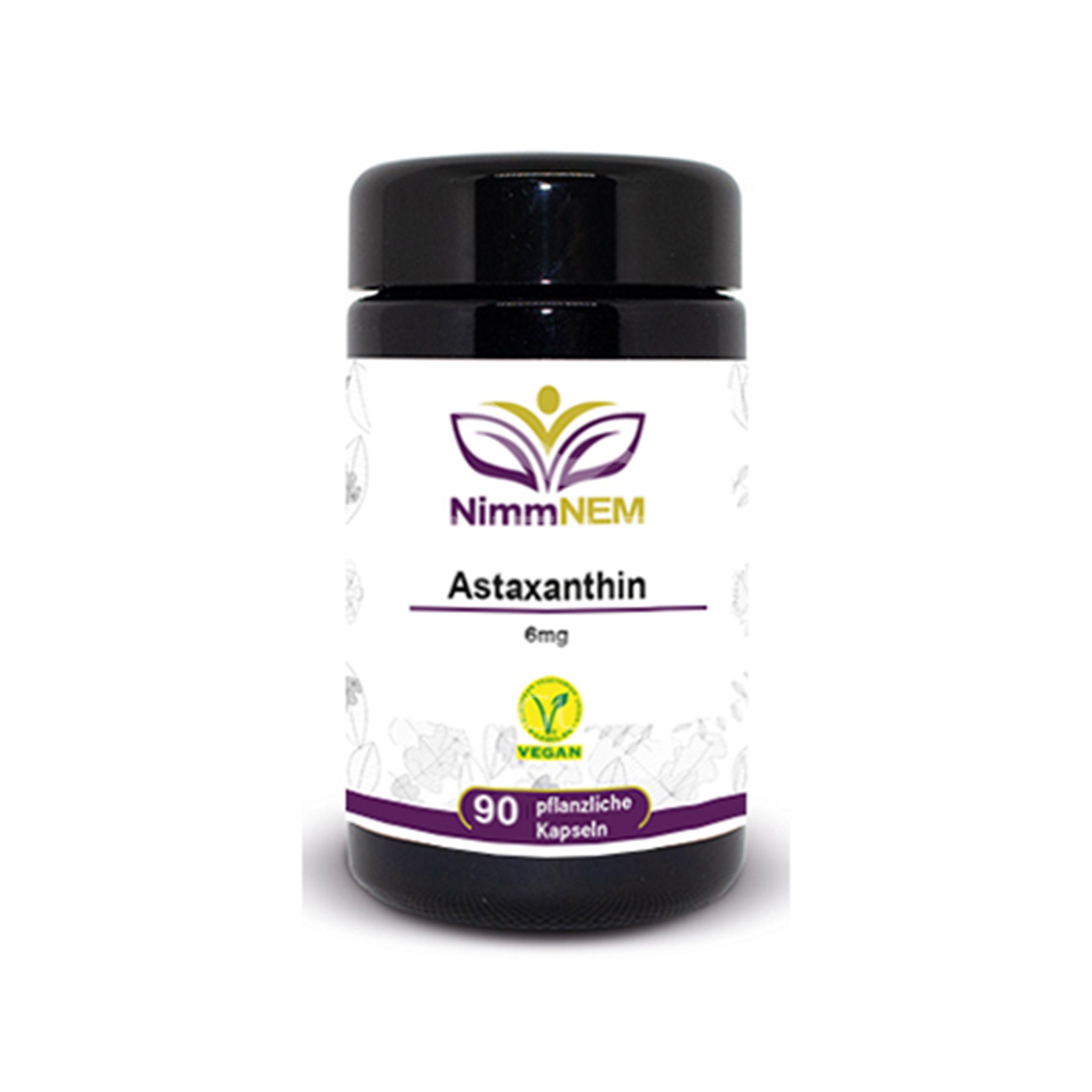 NimmNem Astaxanthin 6 mg capsules