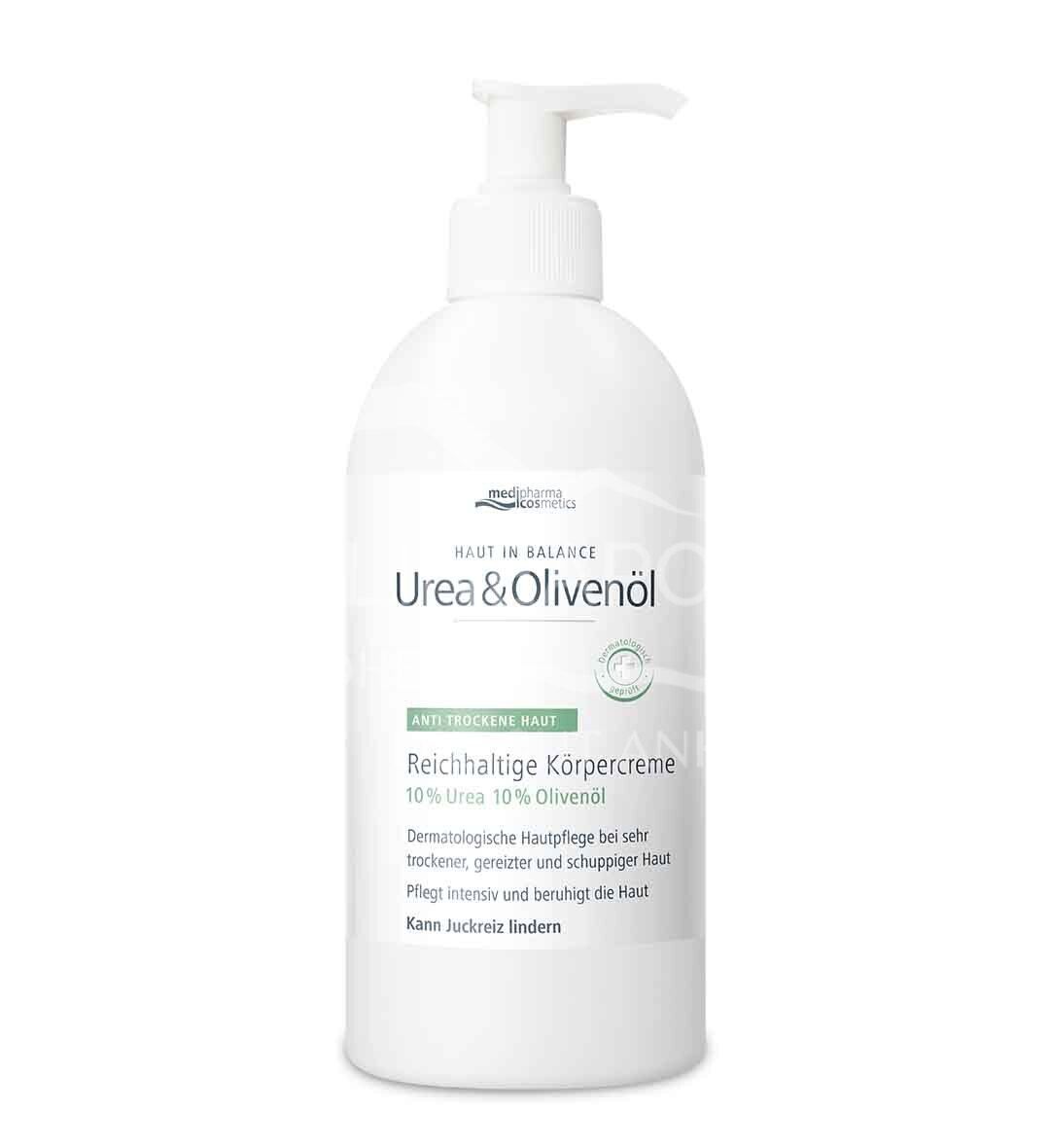 medipharma cosmetics HAUT IN BALANCE Urea & Olivenöl Reichhaltige Körpercreme