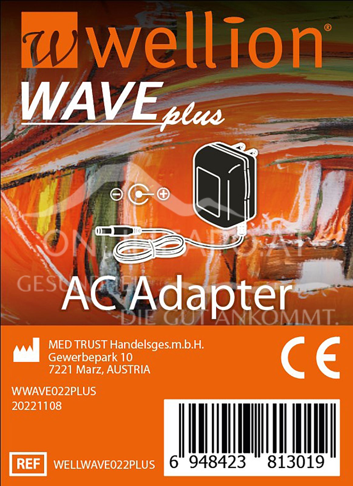 Wellion Wave Plus AC Adapter