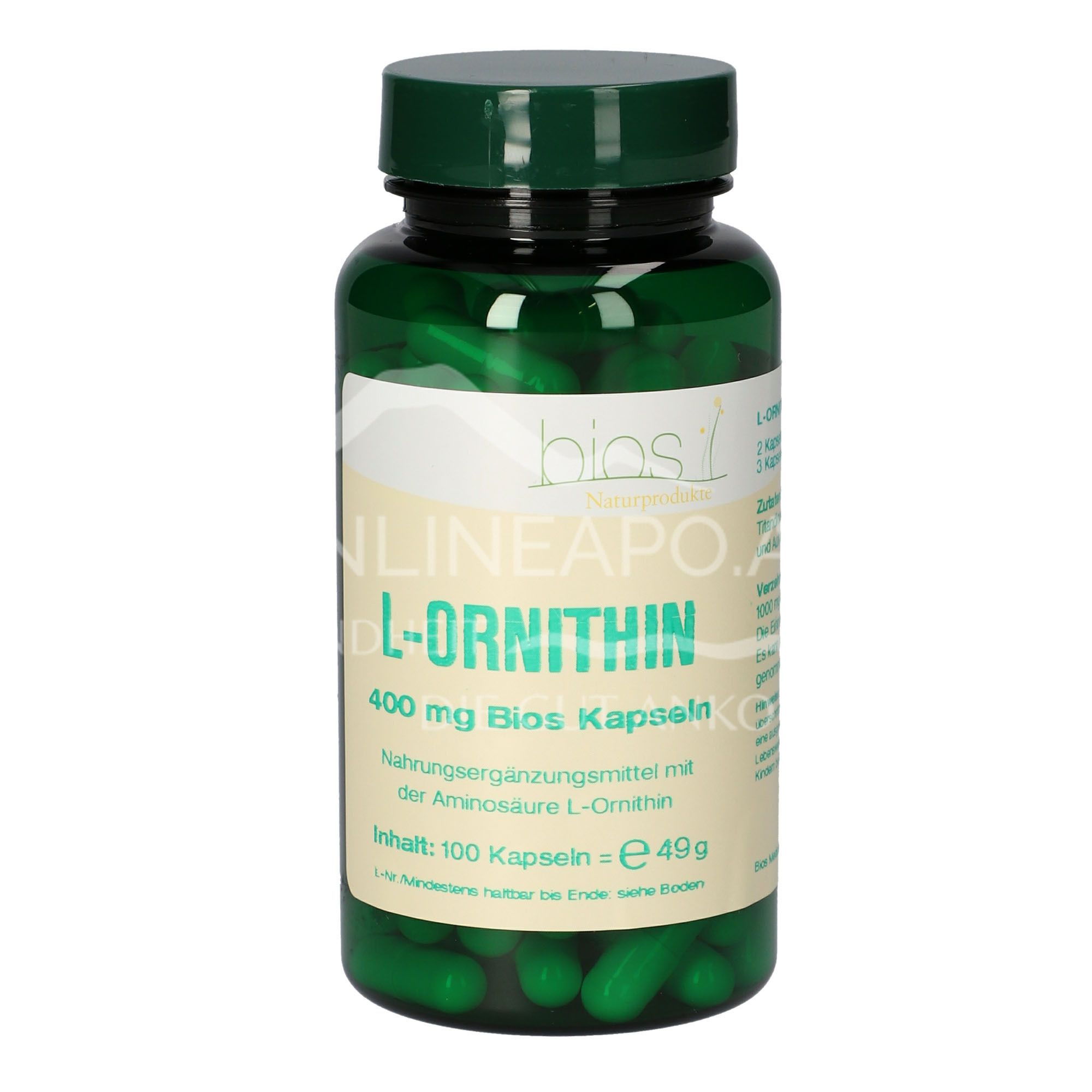 Bios L-Ornithin 400 mg Kapseln