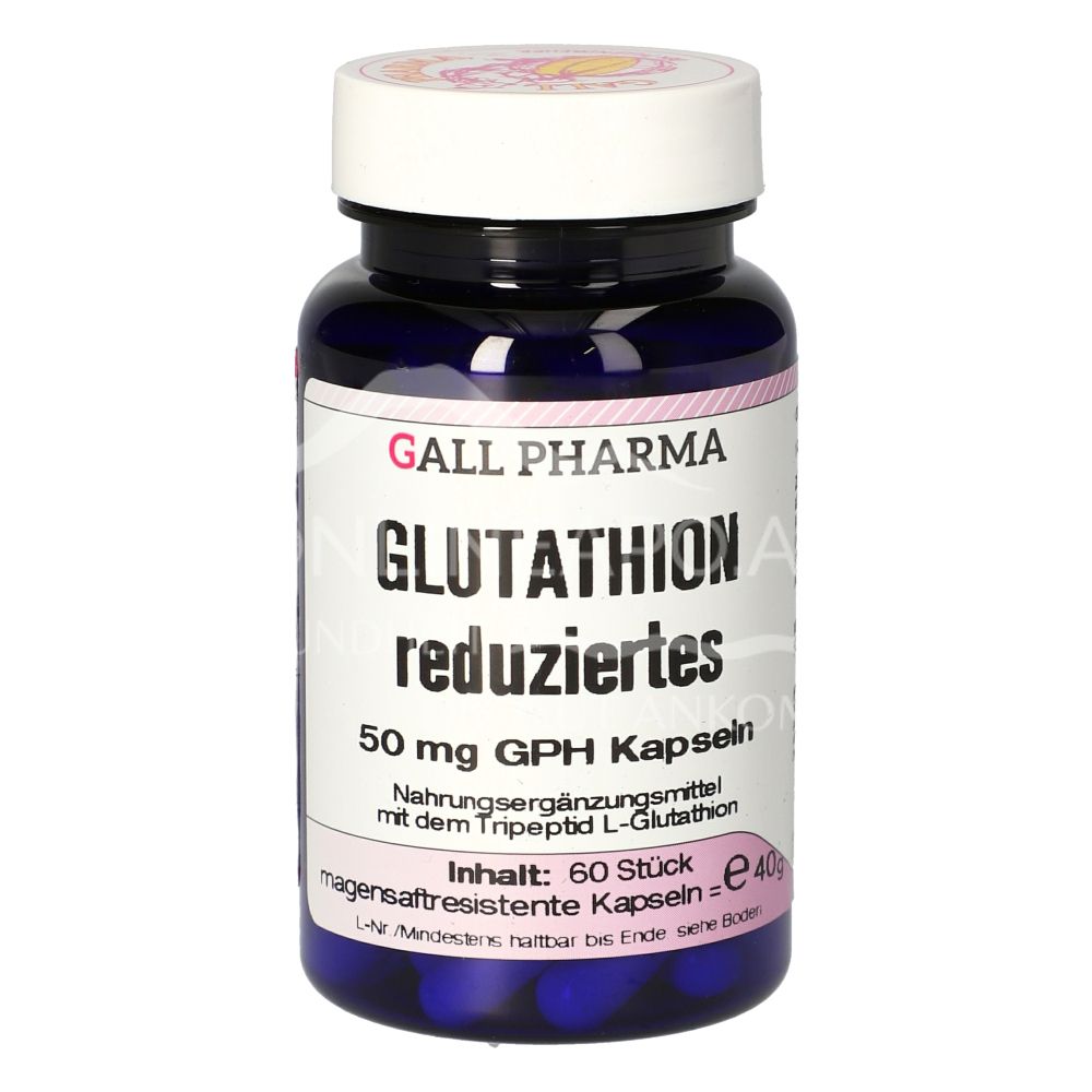 Gall Pharma reduced glutathione 50 mg capsules