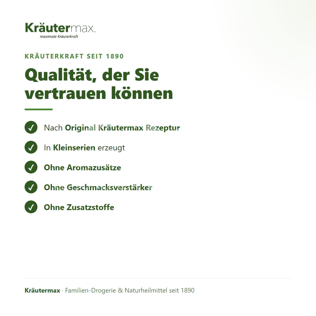 Kräutermax Schwedenkräuter zum Ansetzen von Schwedenbitter
