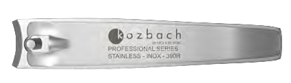 Kozbach Pharma 390R Toenail clippers concave cutting edge, stainless steel, 8cm