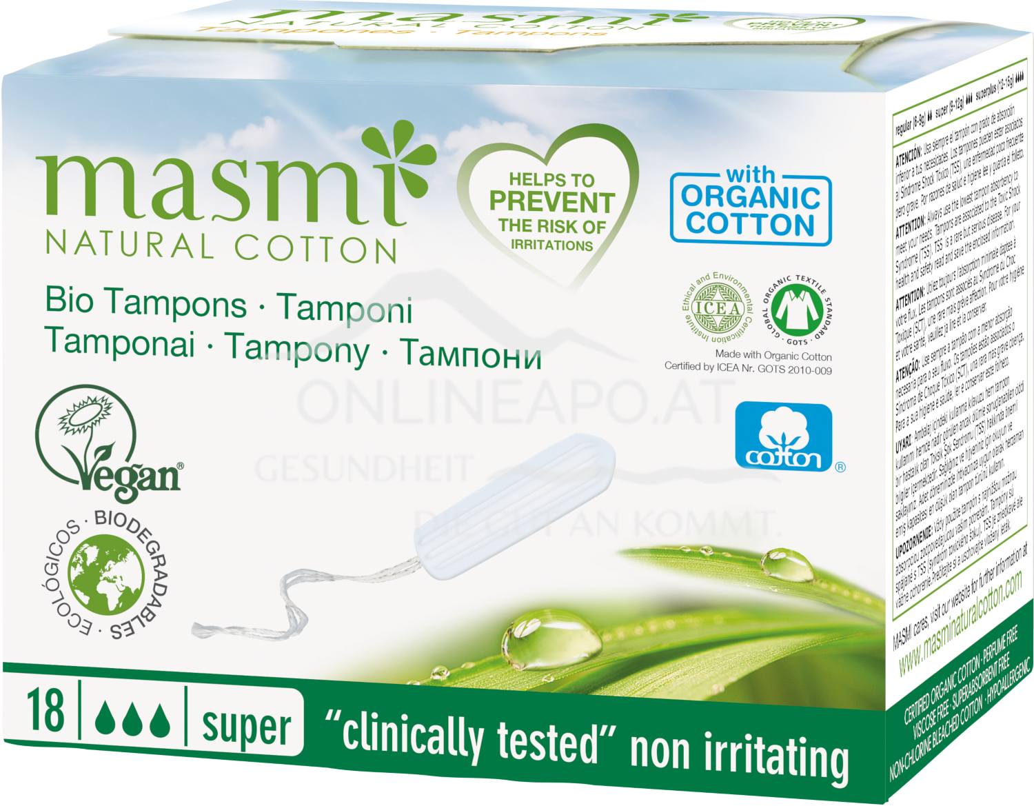 Masmi Organic Care - Bio Tampons Super