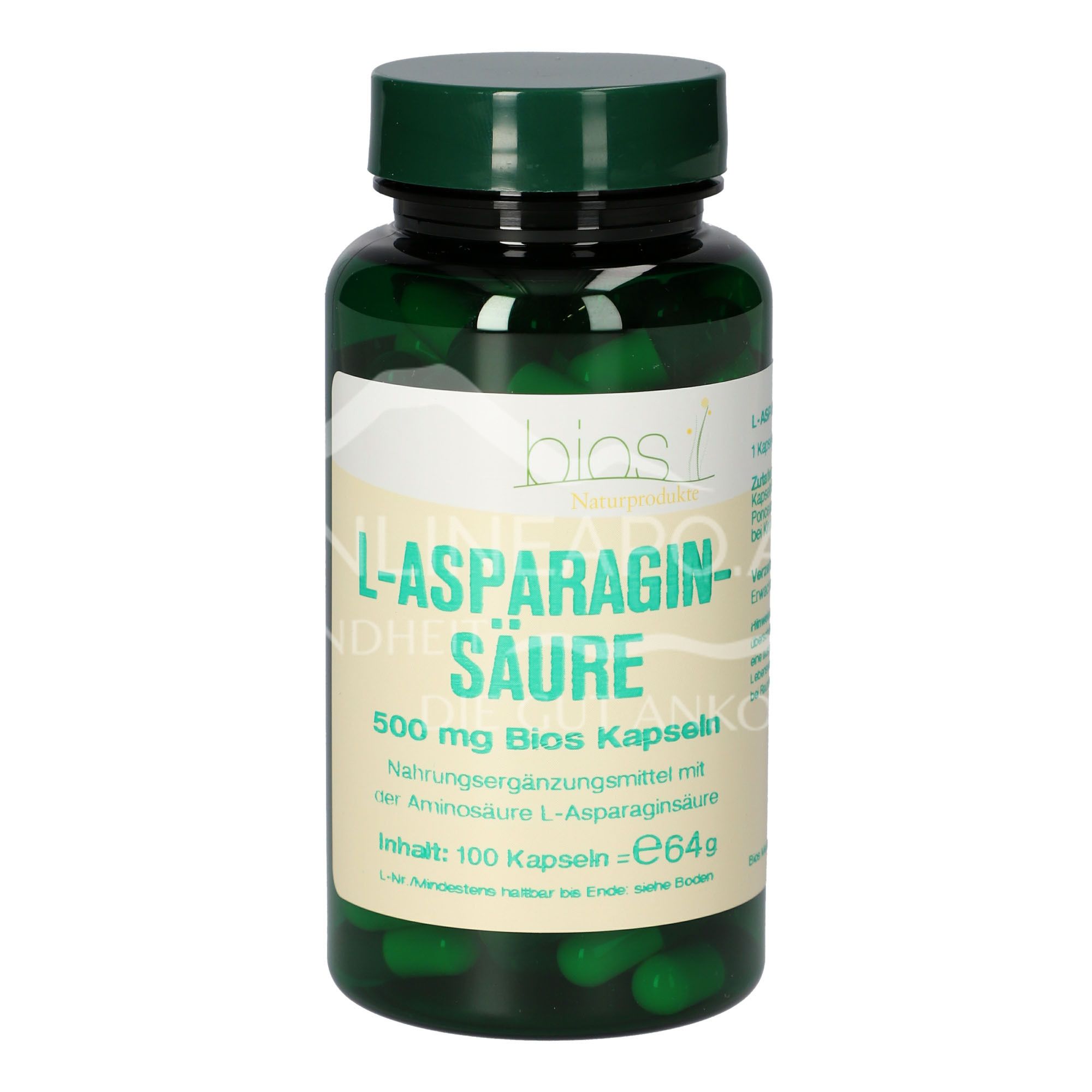 Bios L-Asparaginsäure 500 mg Kapseln