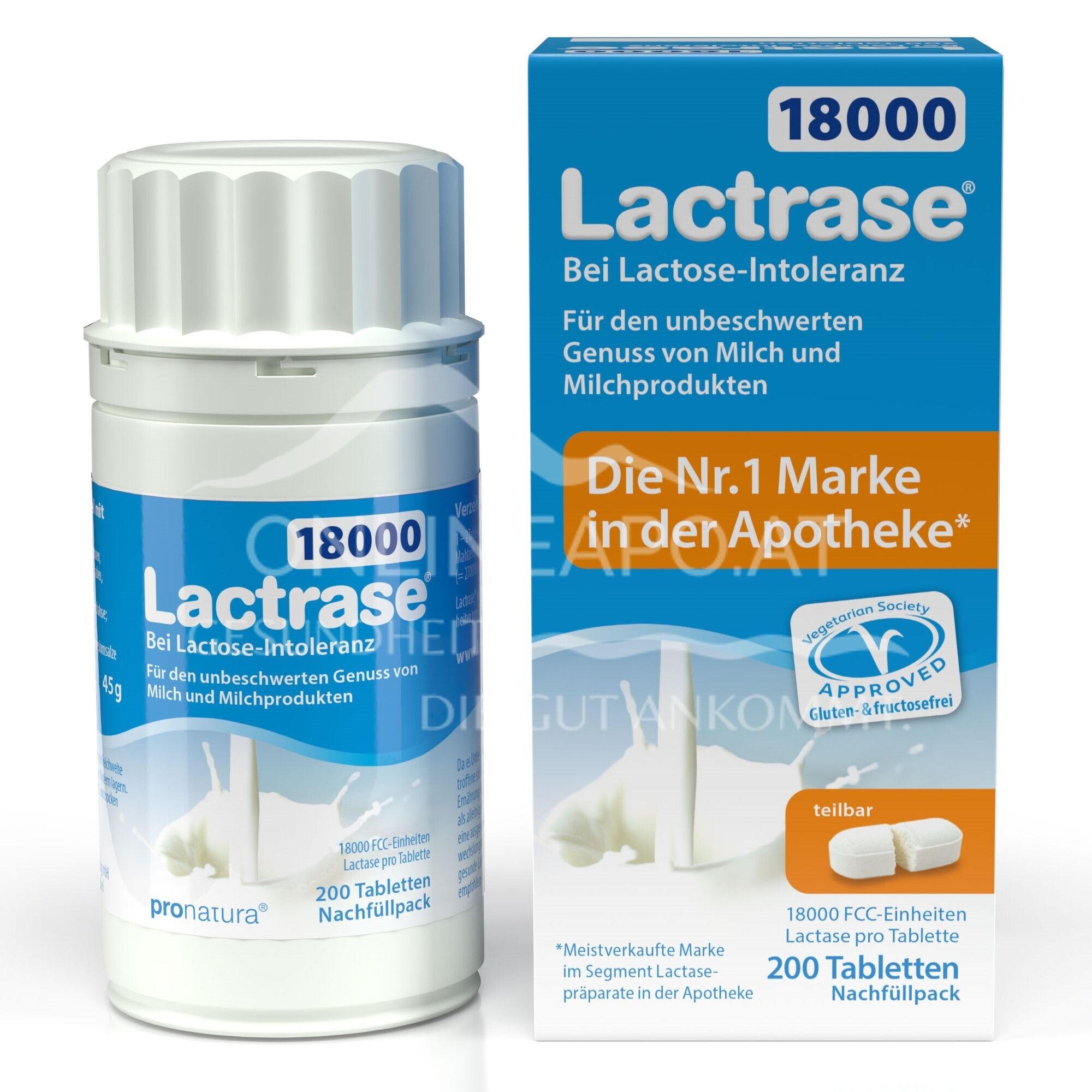 Lactrase® 18000 FCC Tabletten Nachfüllpack