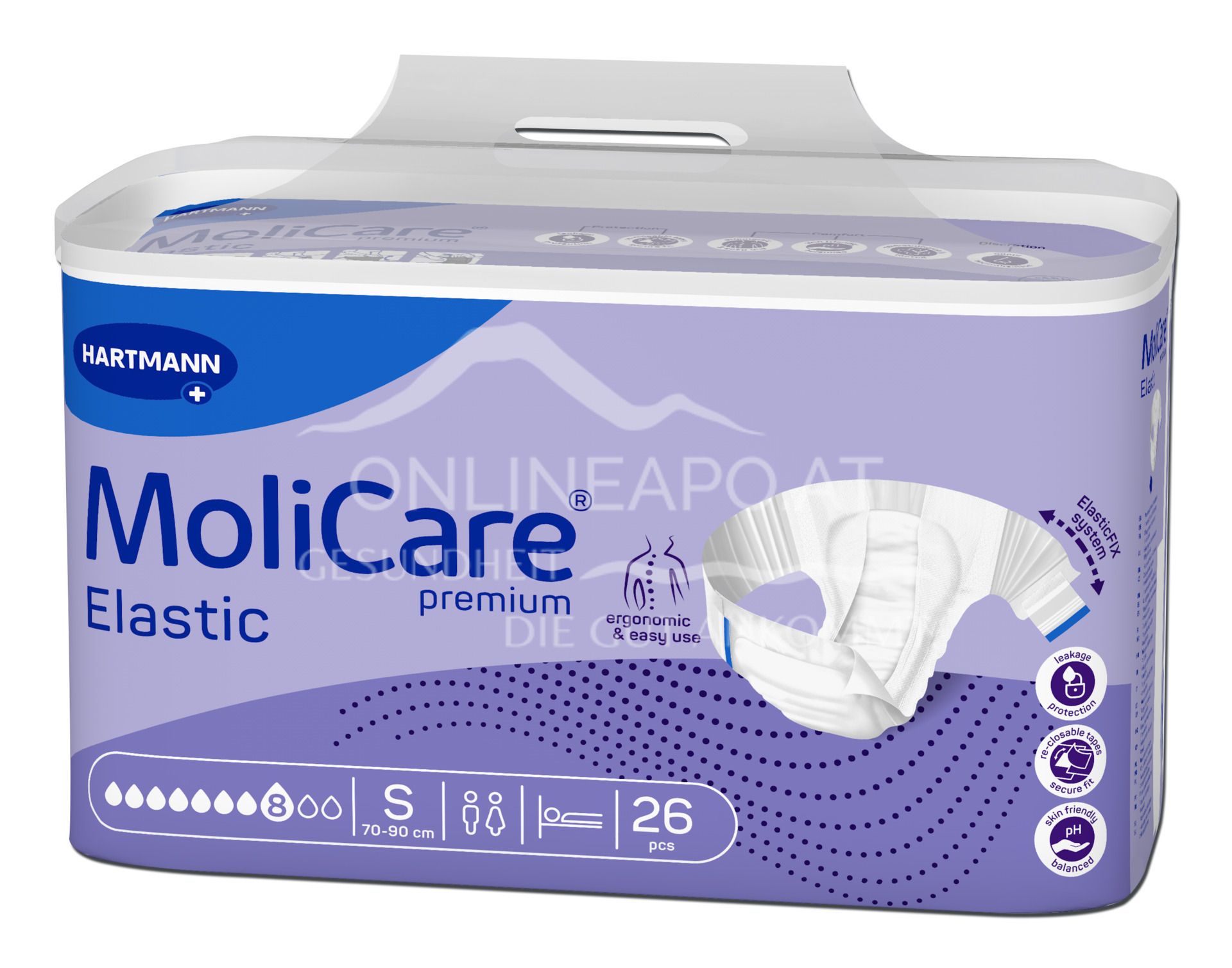 MoliCare® Premium Elastic 10 drops incontinence briefs Medium