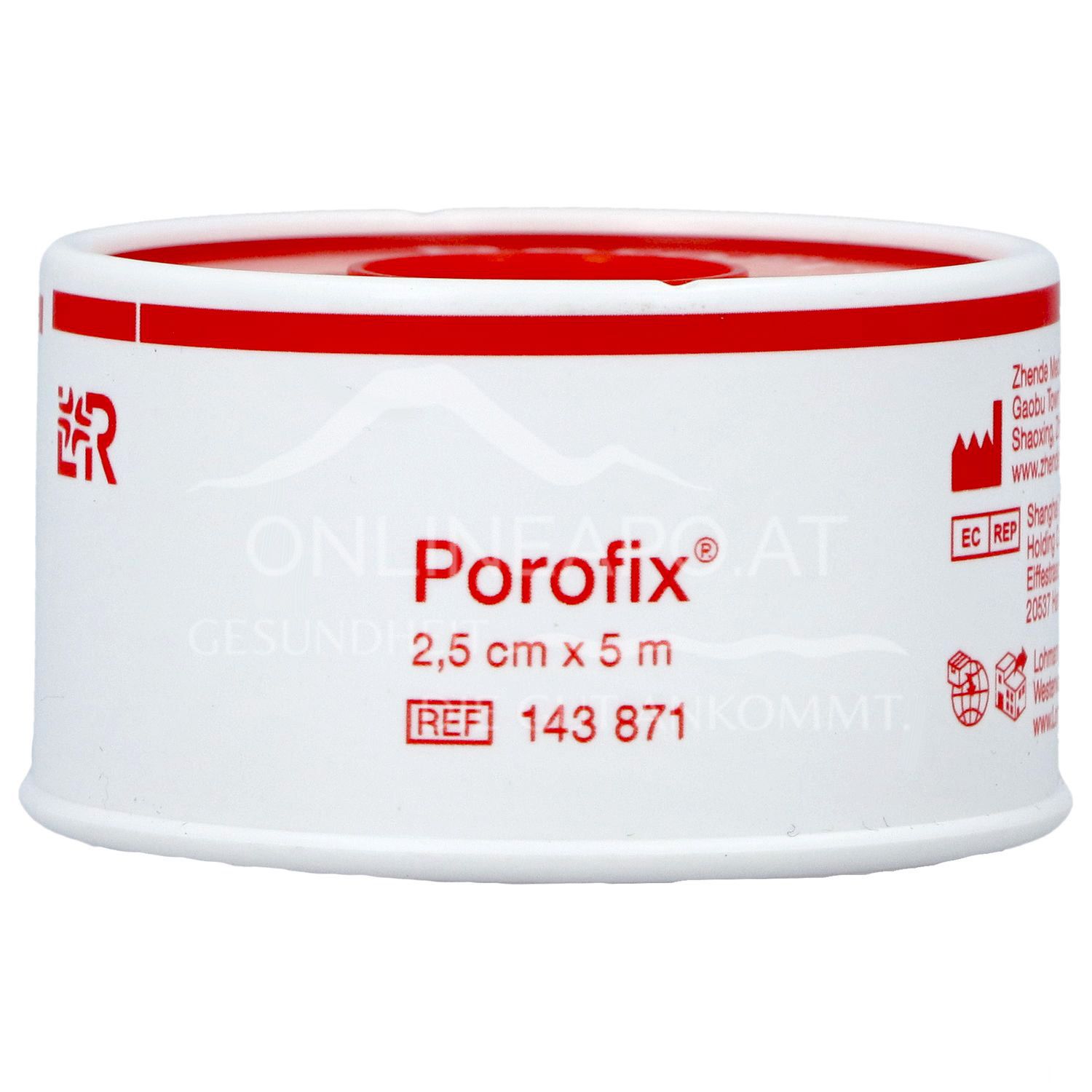 Porofix® adhesive plasters coil 2.5 cm x 5 m