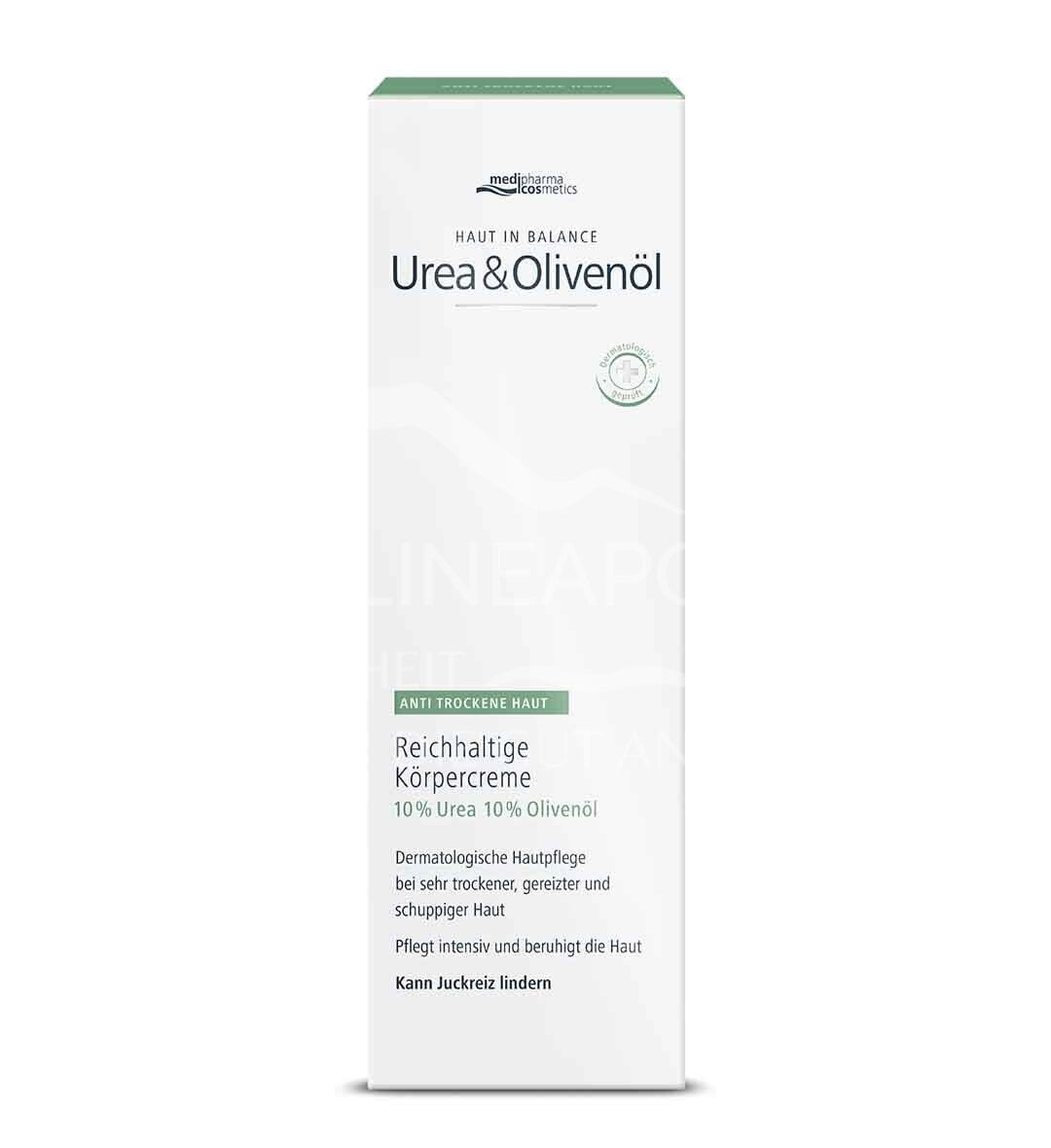 medipharma cosmetics HAUT IN BALANCE Urea & Olivenöl Reichhaltige Körpercreme