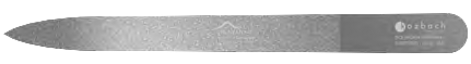Kozbach Pharma 13R Diamant-Nagelfeile grob/fein, 13 cm, rostfrei