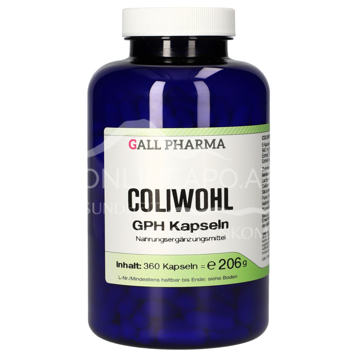 Gall Pharma ColiWohl capsules