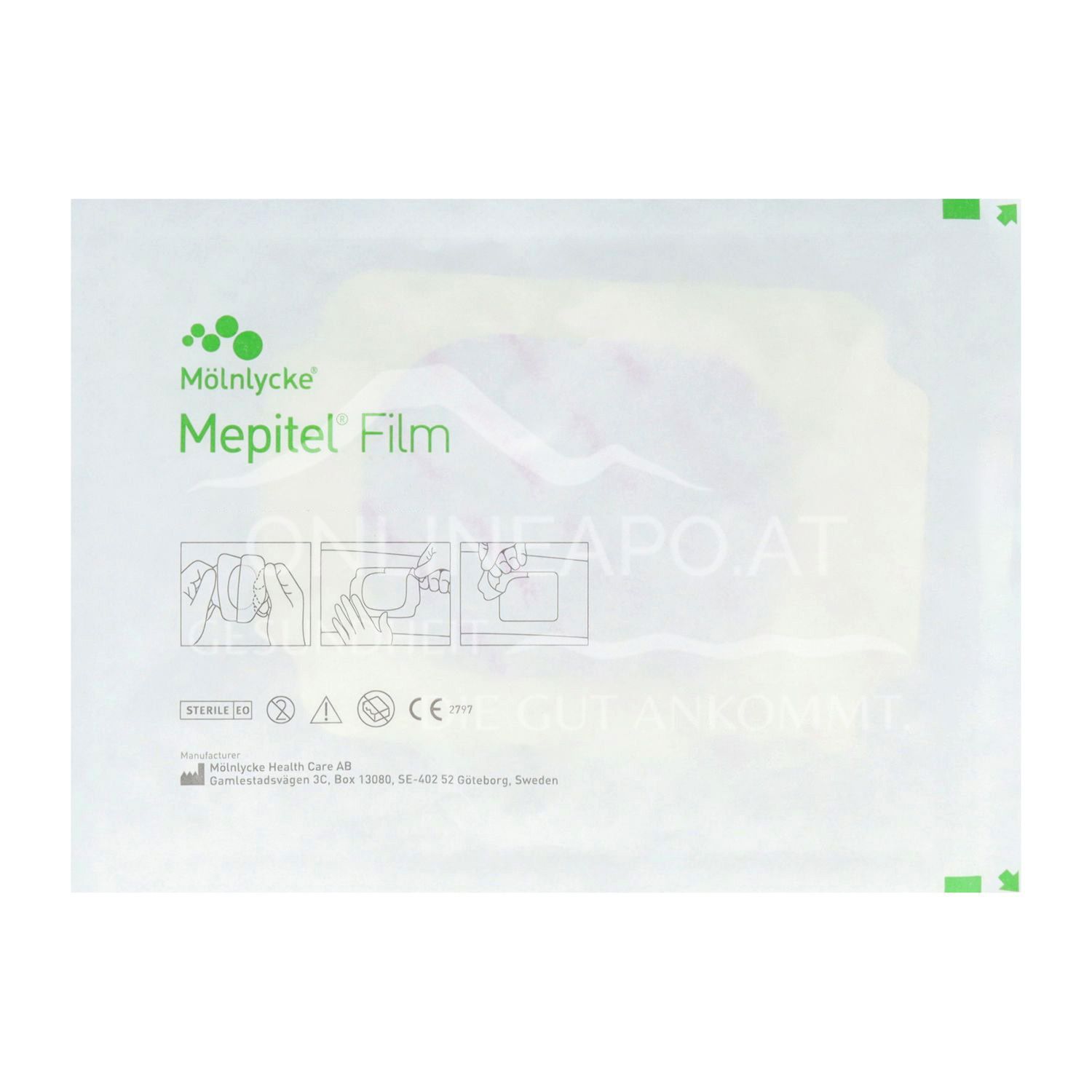 Mölnlycke® Mepitel® Film Silikonfolienverband steril, 15 x 20 cm