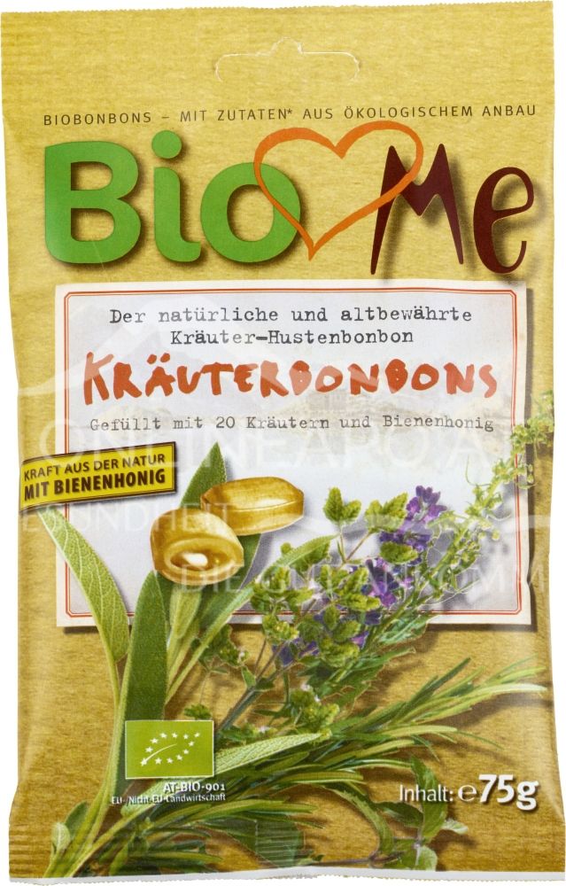 BIO loves Me Bio-Bonbons gefüllt mit der Kraft 20 edler Kräuter