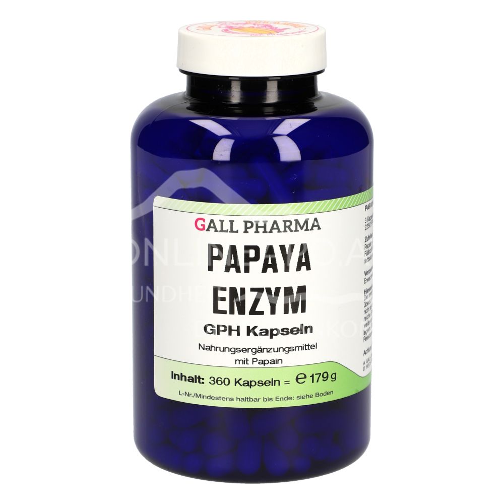 Gall Pharma Papaya Enzym Kapseln schnell günstig geliefert