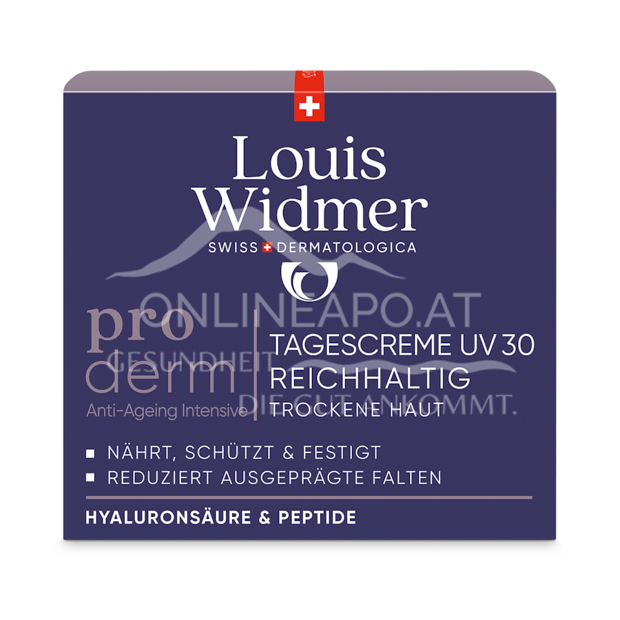 Louis Widmer proderm Tagescreme UV 30 Reichhaltig - leicht parfümiert