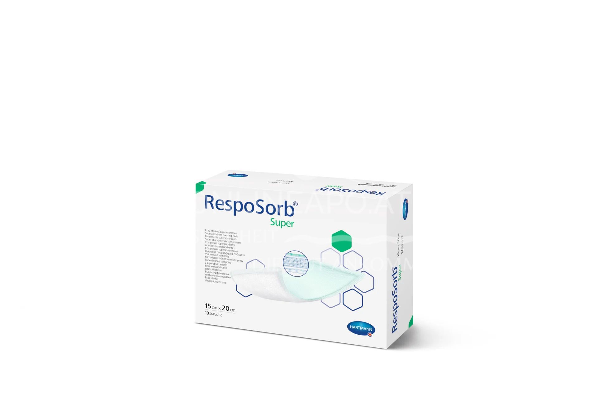 RespoSorb® Super Extra starke Saugkompressen 15 x 20 cm