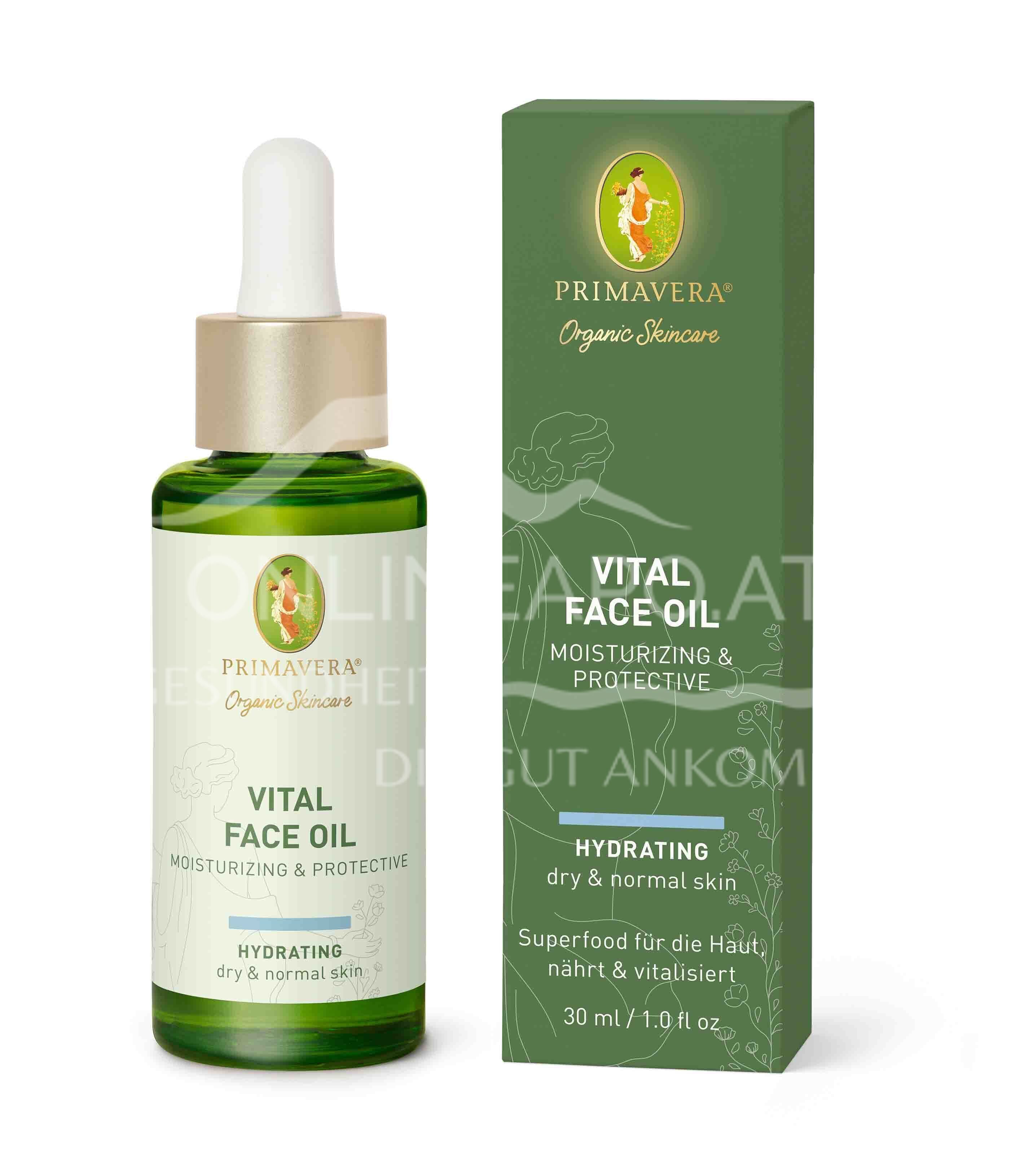 Primavera Hydrating Vital Face Oil - Moisturising & Protective