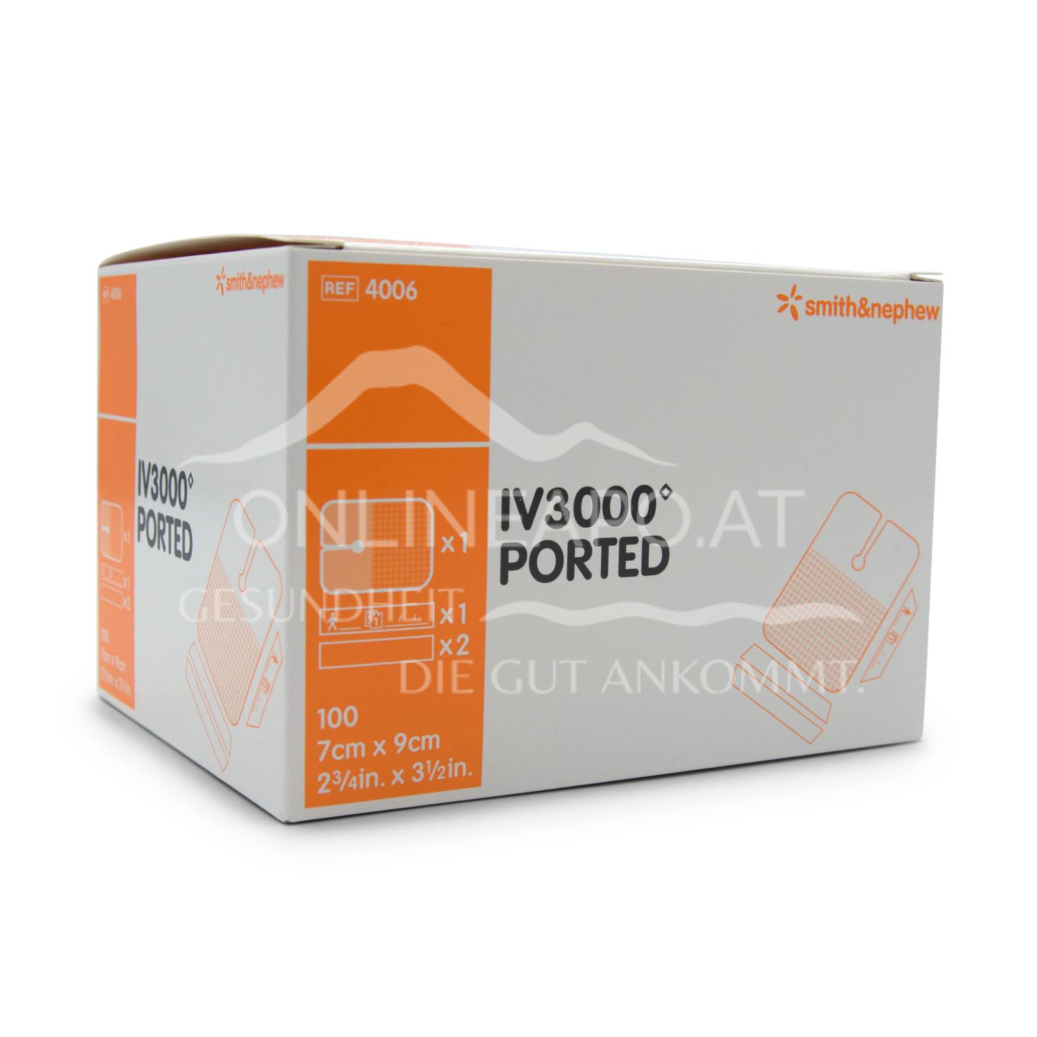 Smith & Nephew IV3000™ Transparent Cannula Fixation Dressing sterile, 6 x 7 cm copy