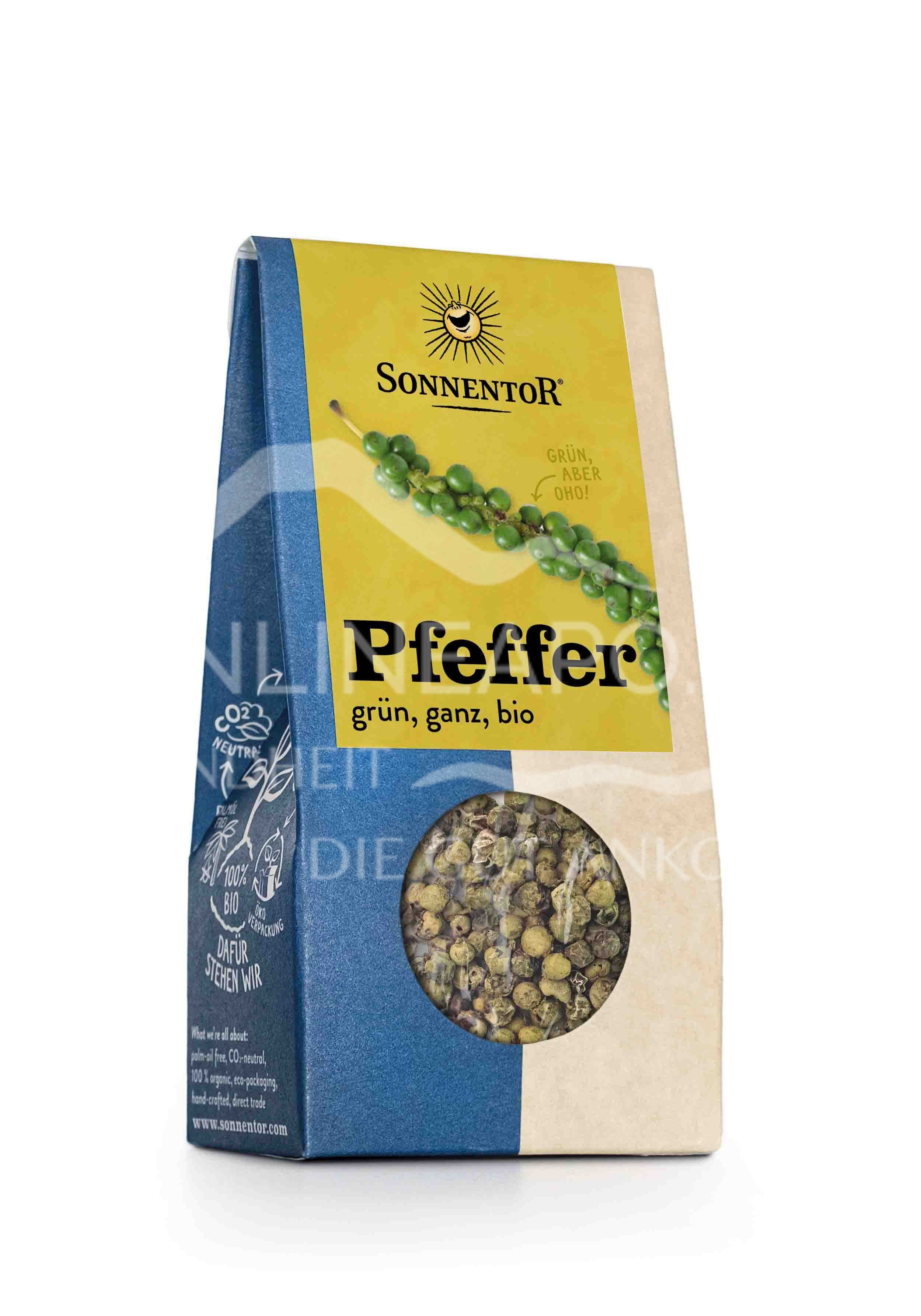 Sonnentor Pepper green whole, organic