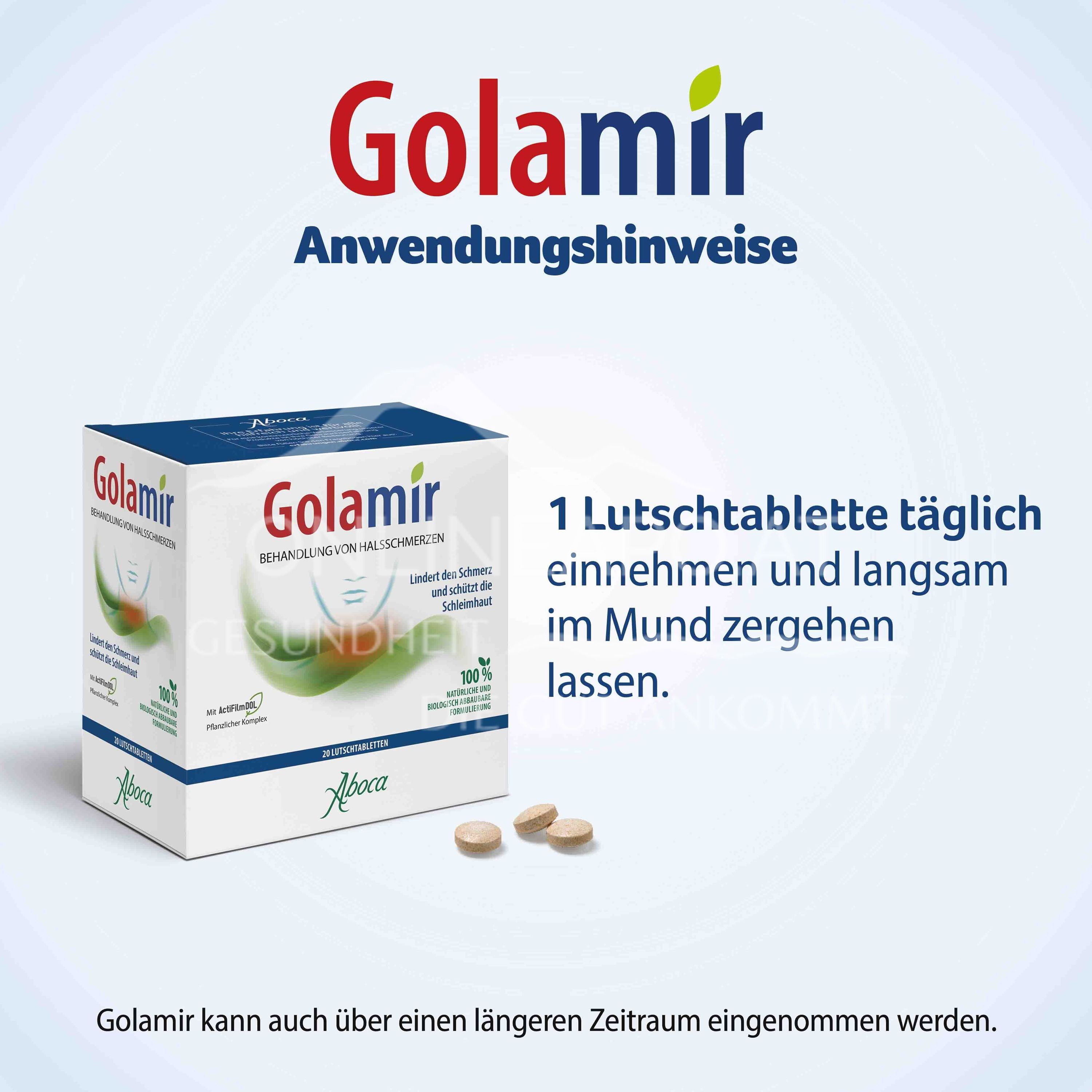 Aboca Golamir 2Act lozenges