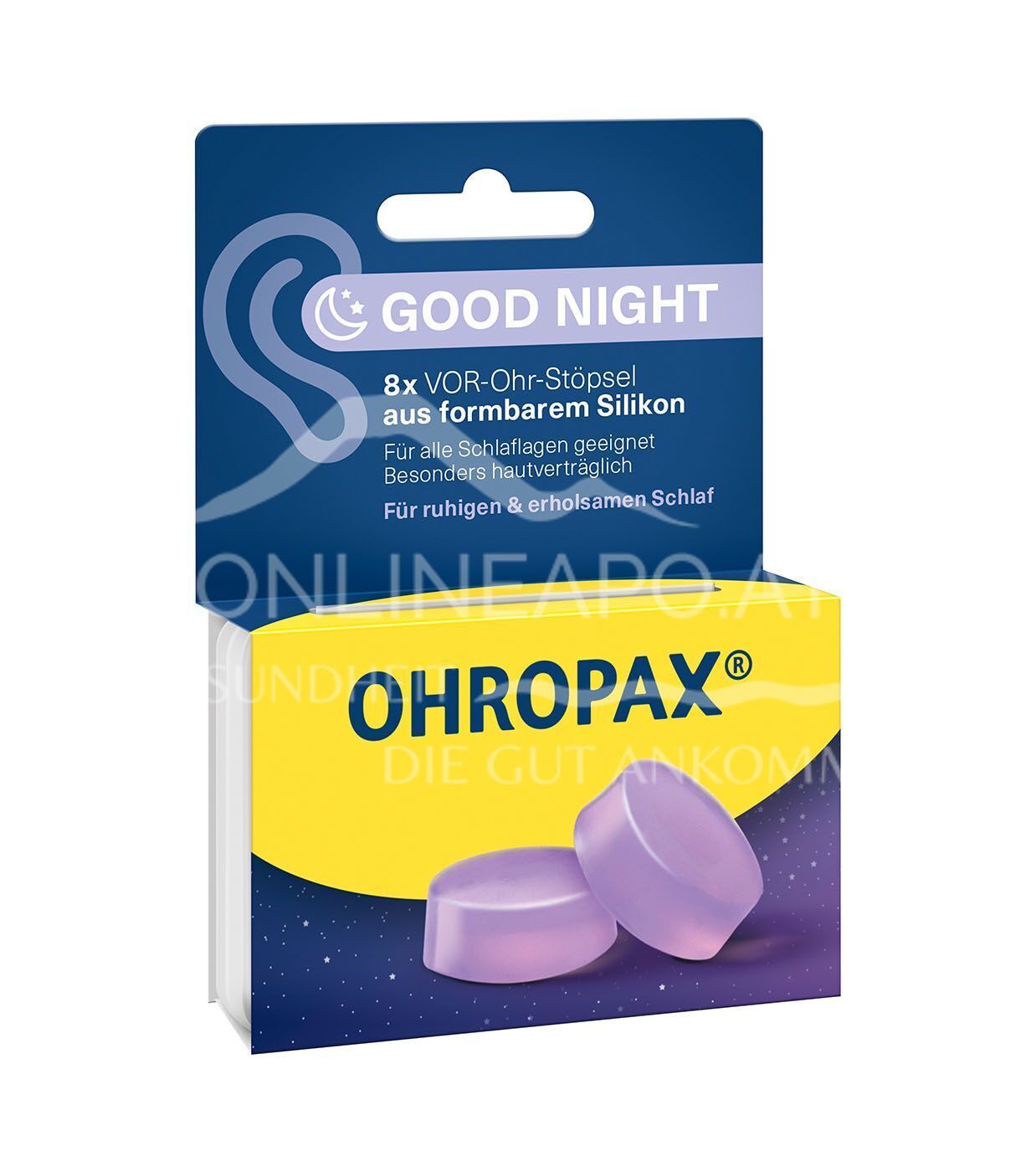 Ohropax Good Night Silikon-Ohrstöpsel