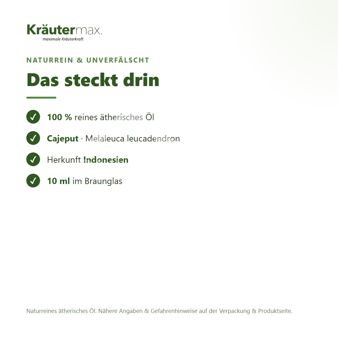 Kräutermax Cajeput Öl