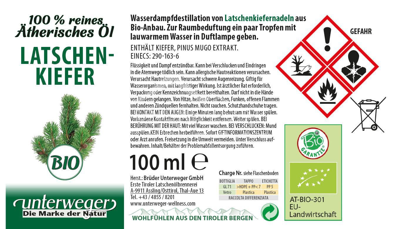 Unterweger organic mountain pine oil