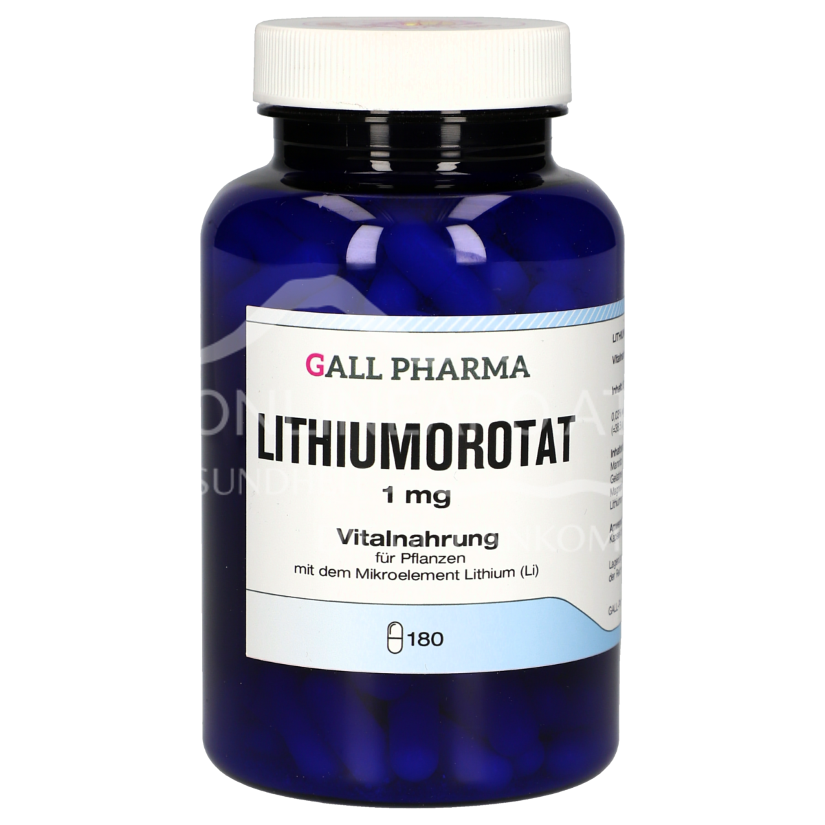 Gall Pharma Lithiumorotat 1 mg Kapseln