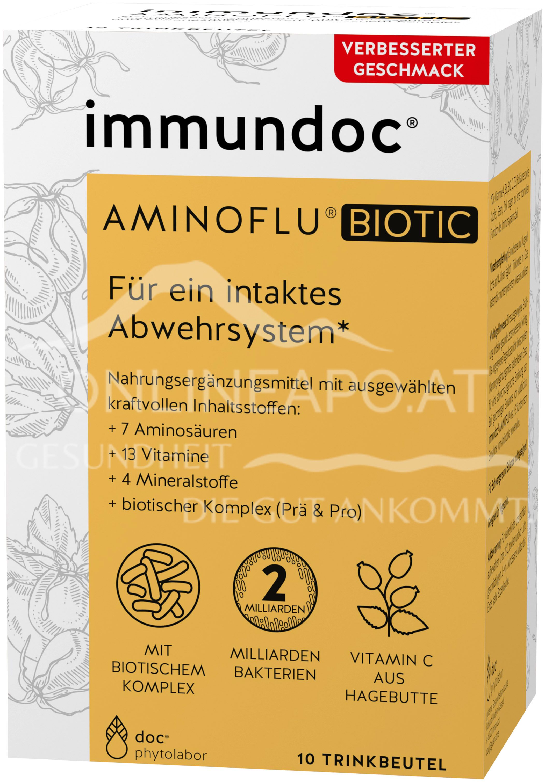 immundoc® AMINOFLU® drinking bag