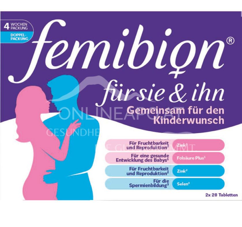 Femibion® für Sie & Ihn 2 x 28 Tabletten