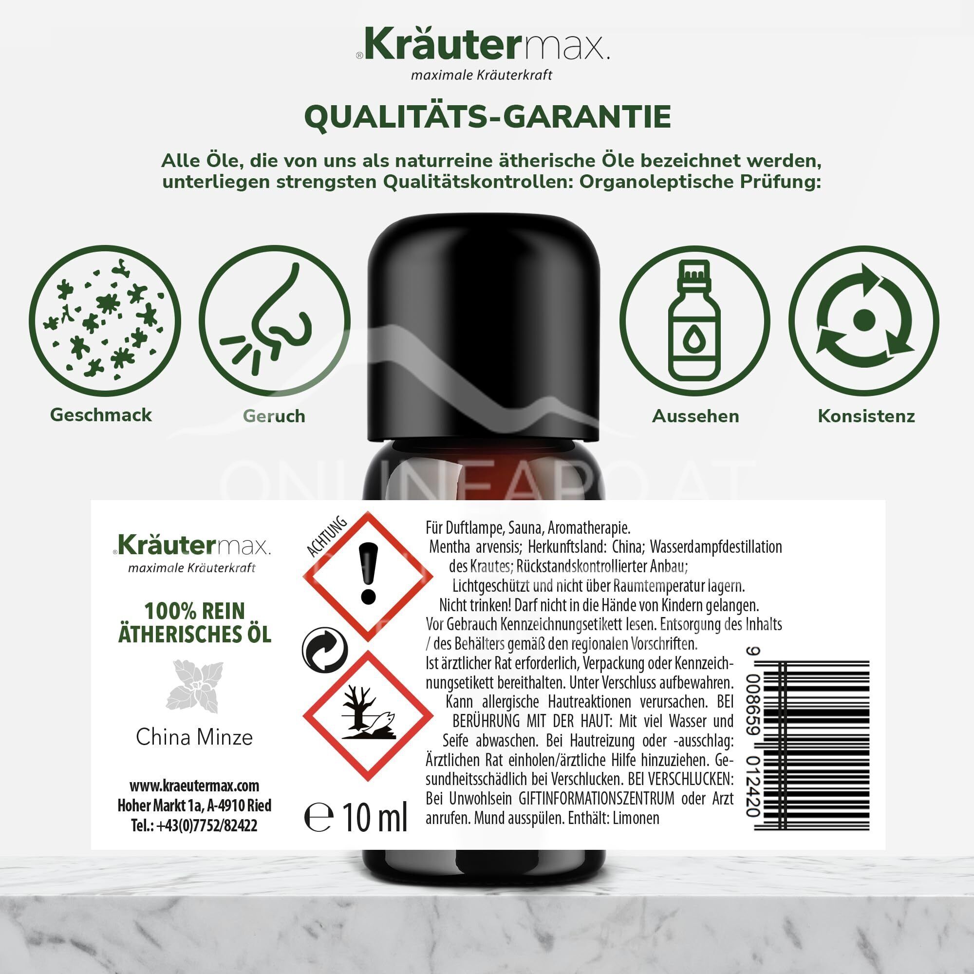 Kräutermax China Minz Öl