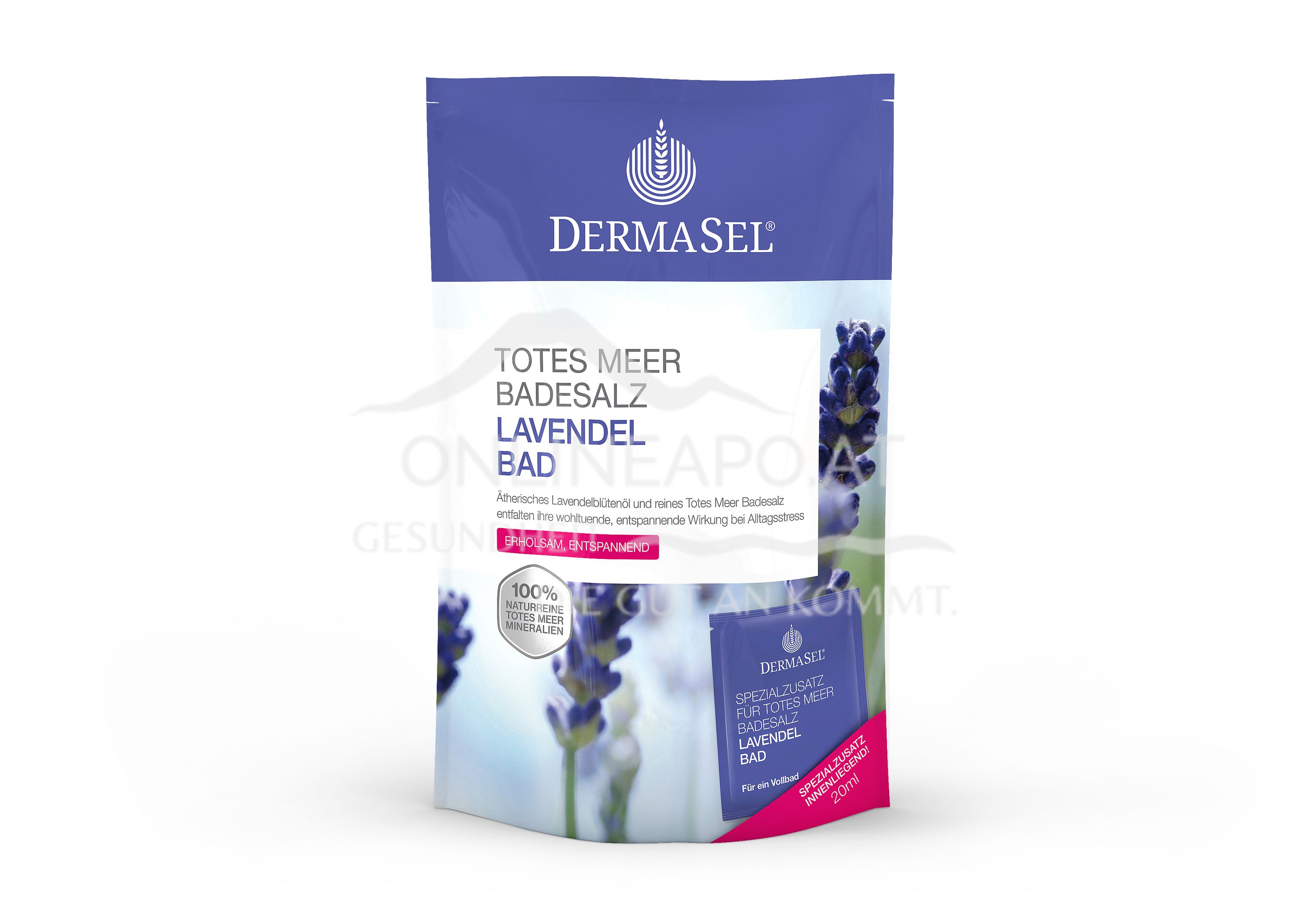 DermaSel® Totes Meer Badesalz Lavendel Bad