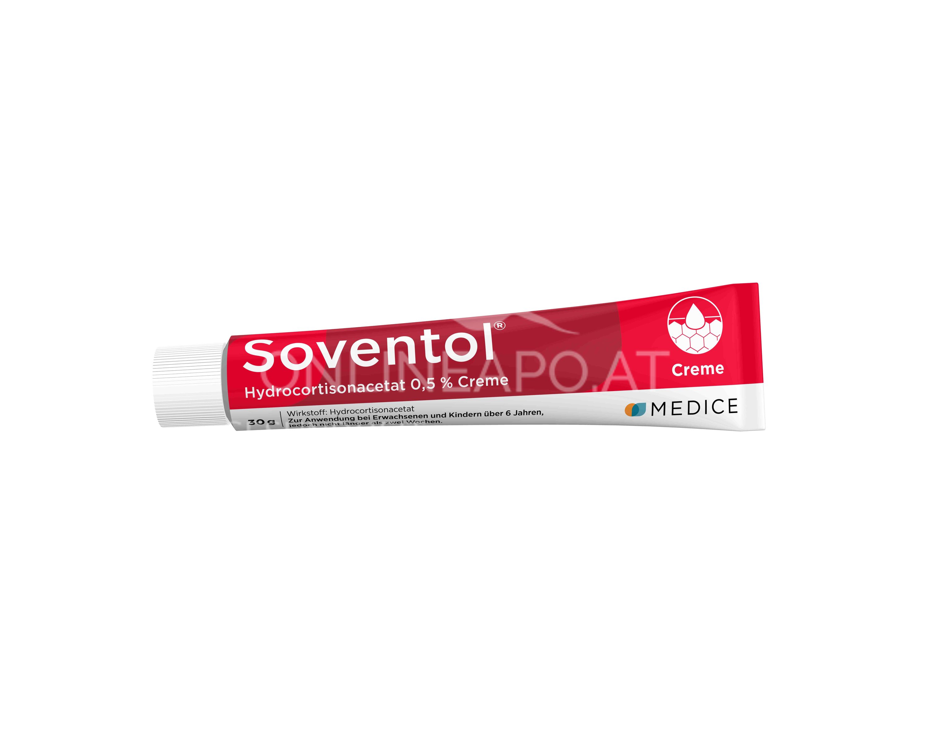 Soventol hydrocortisone acetate 0.5 % cream