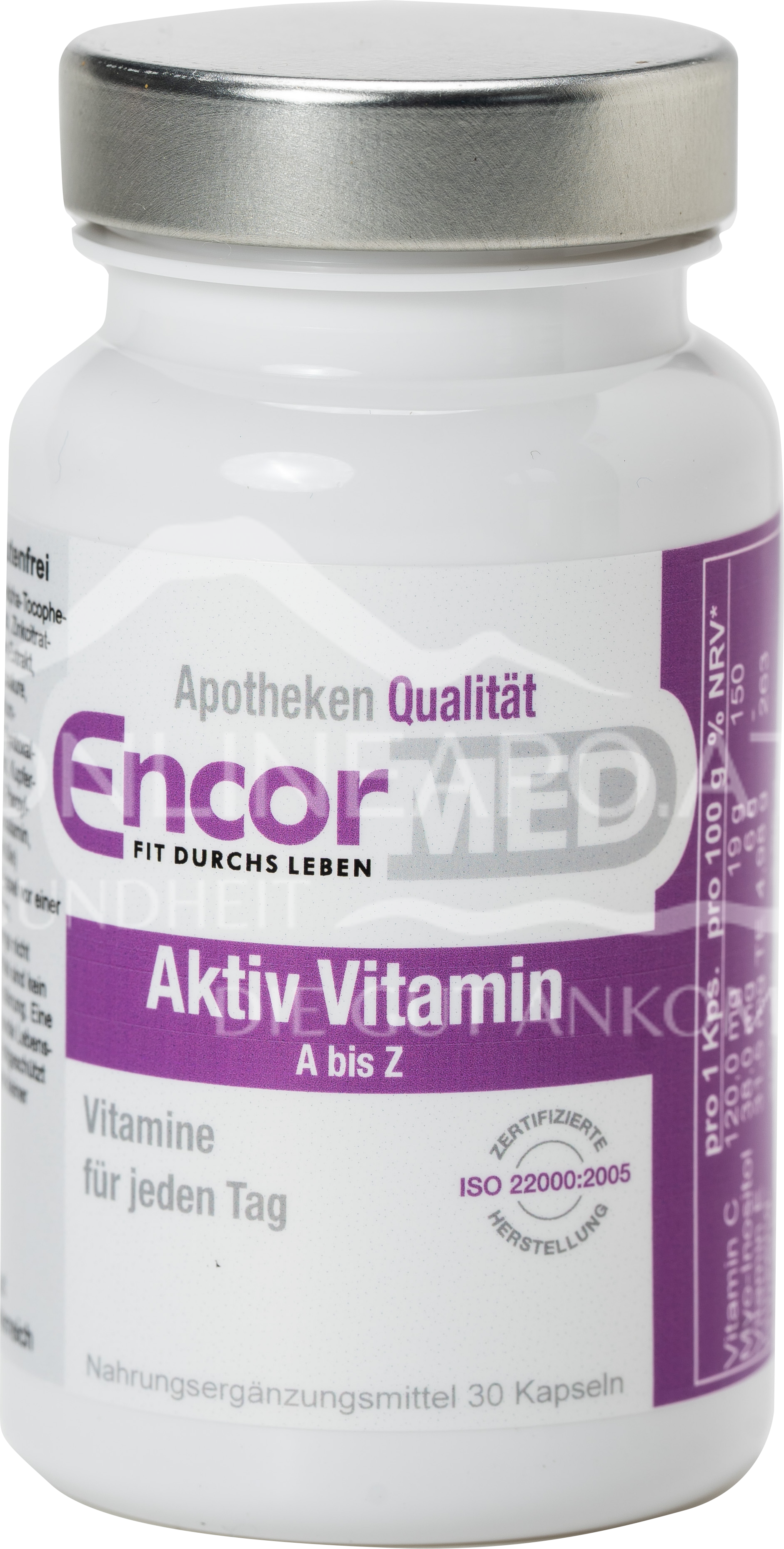 EncorMed Aktiv Vitamin A-Z Kapseln