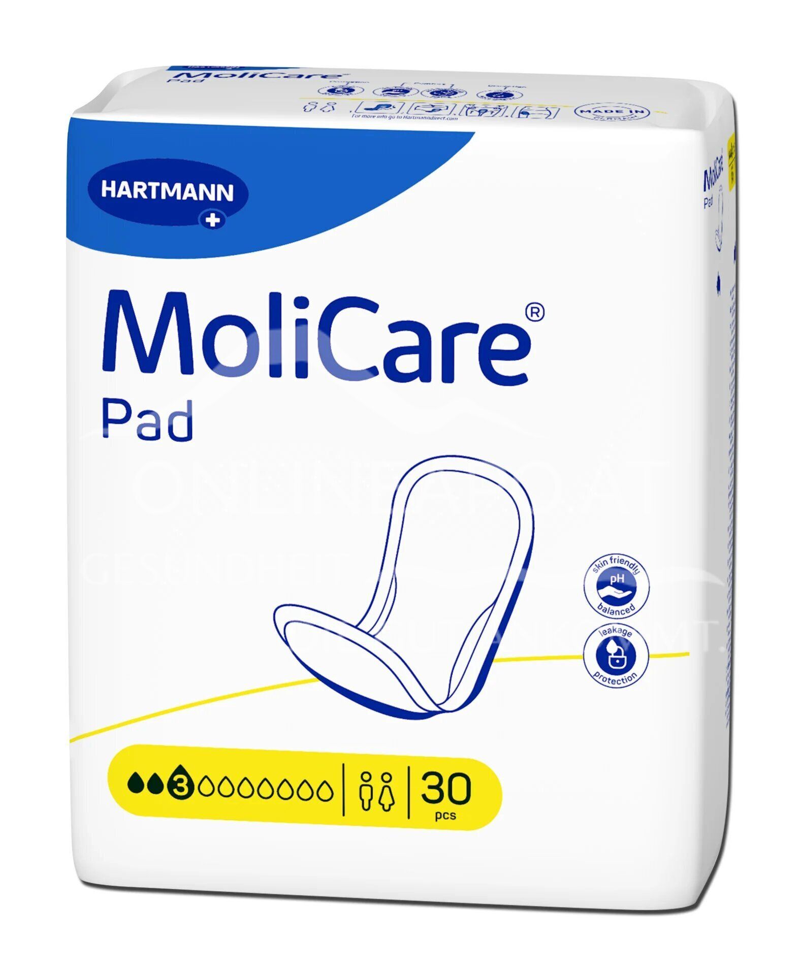 MoliCare® Pad absorbent pads 3 drops